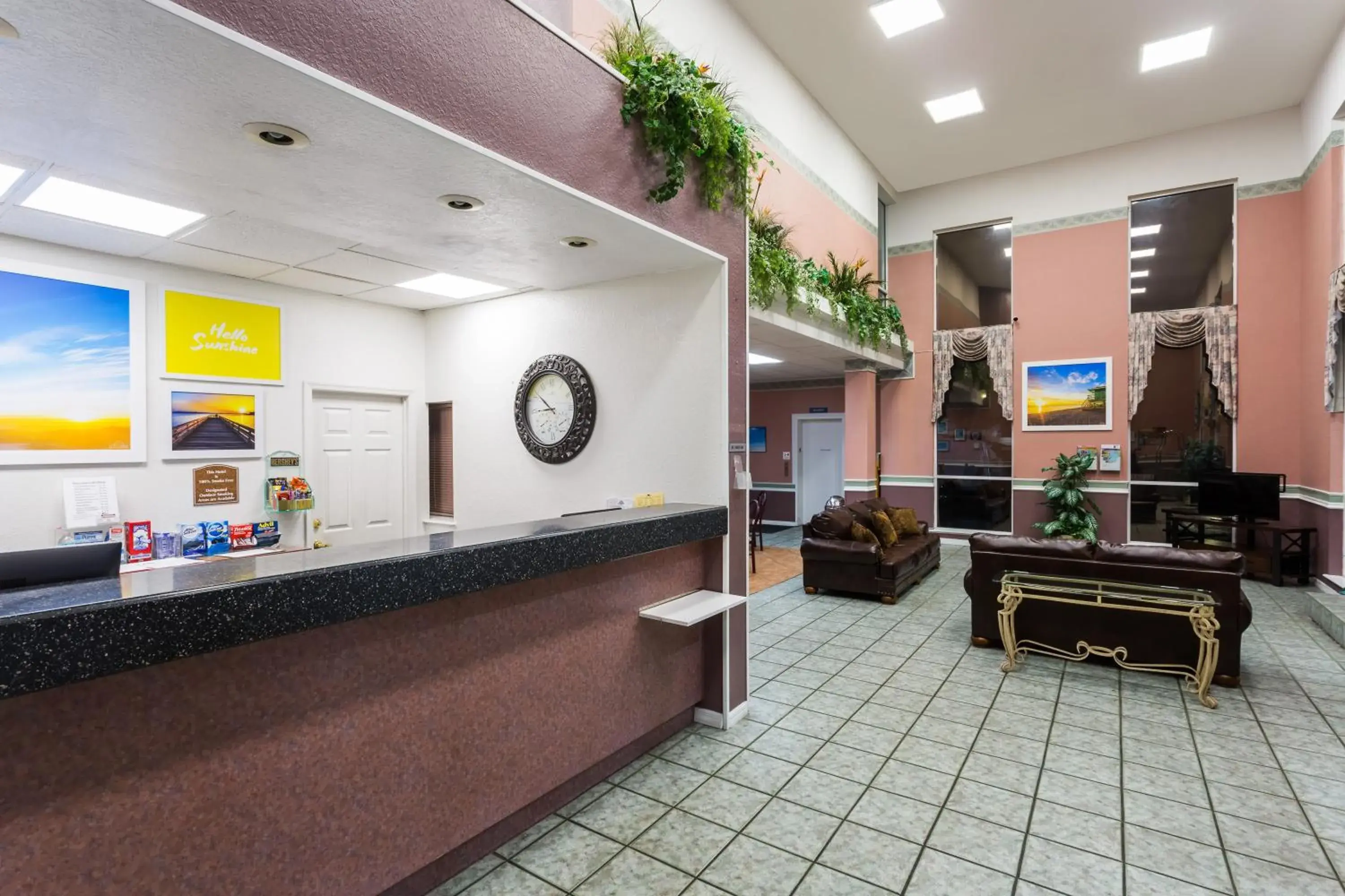 Lobby or reception in Days Inn & Suites by Wyndham Port Richey Lobby or reception in Days Inn & Suites by Wyndham Port Richey