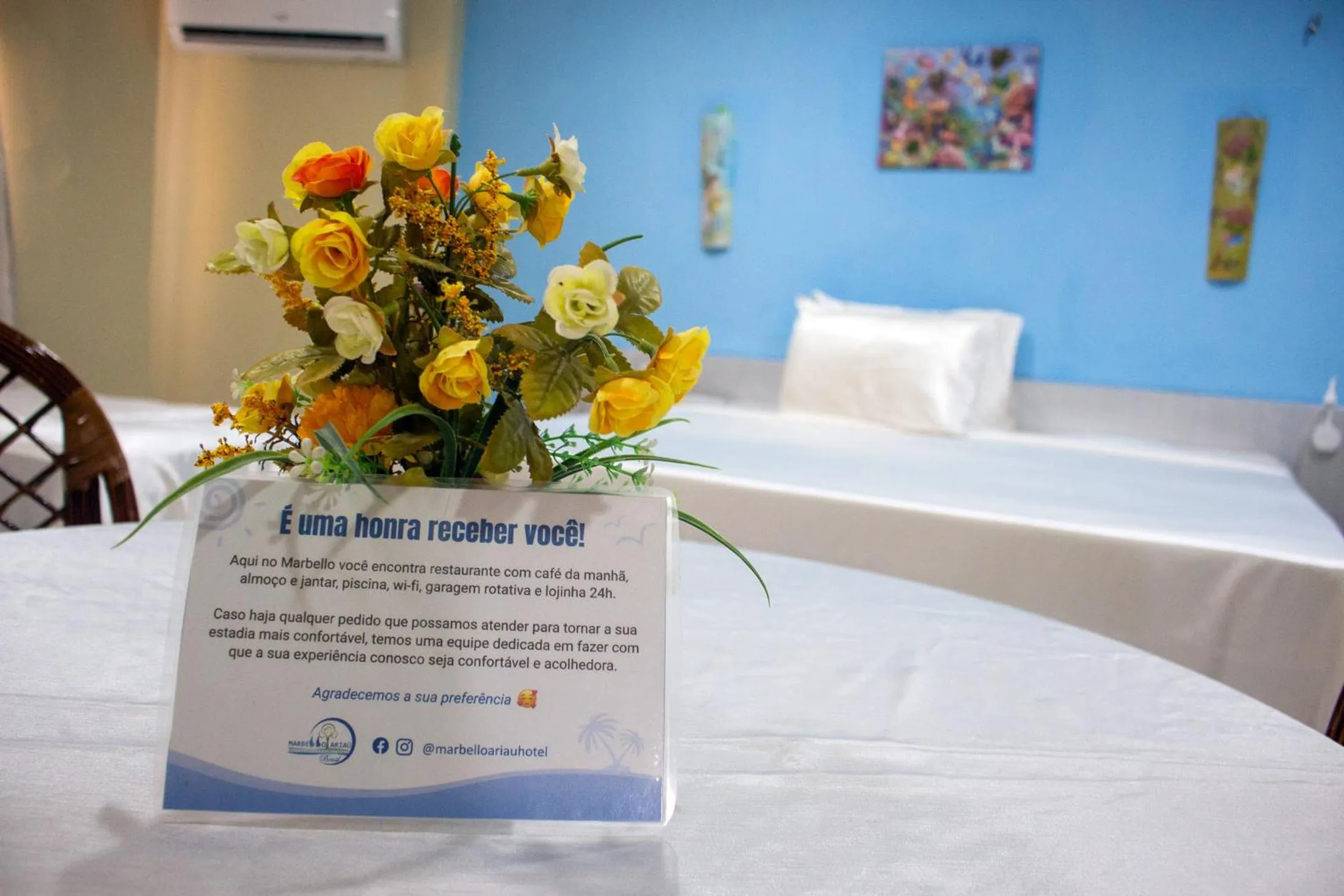 Bed in Marbello Ariau Hotel