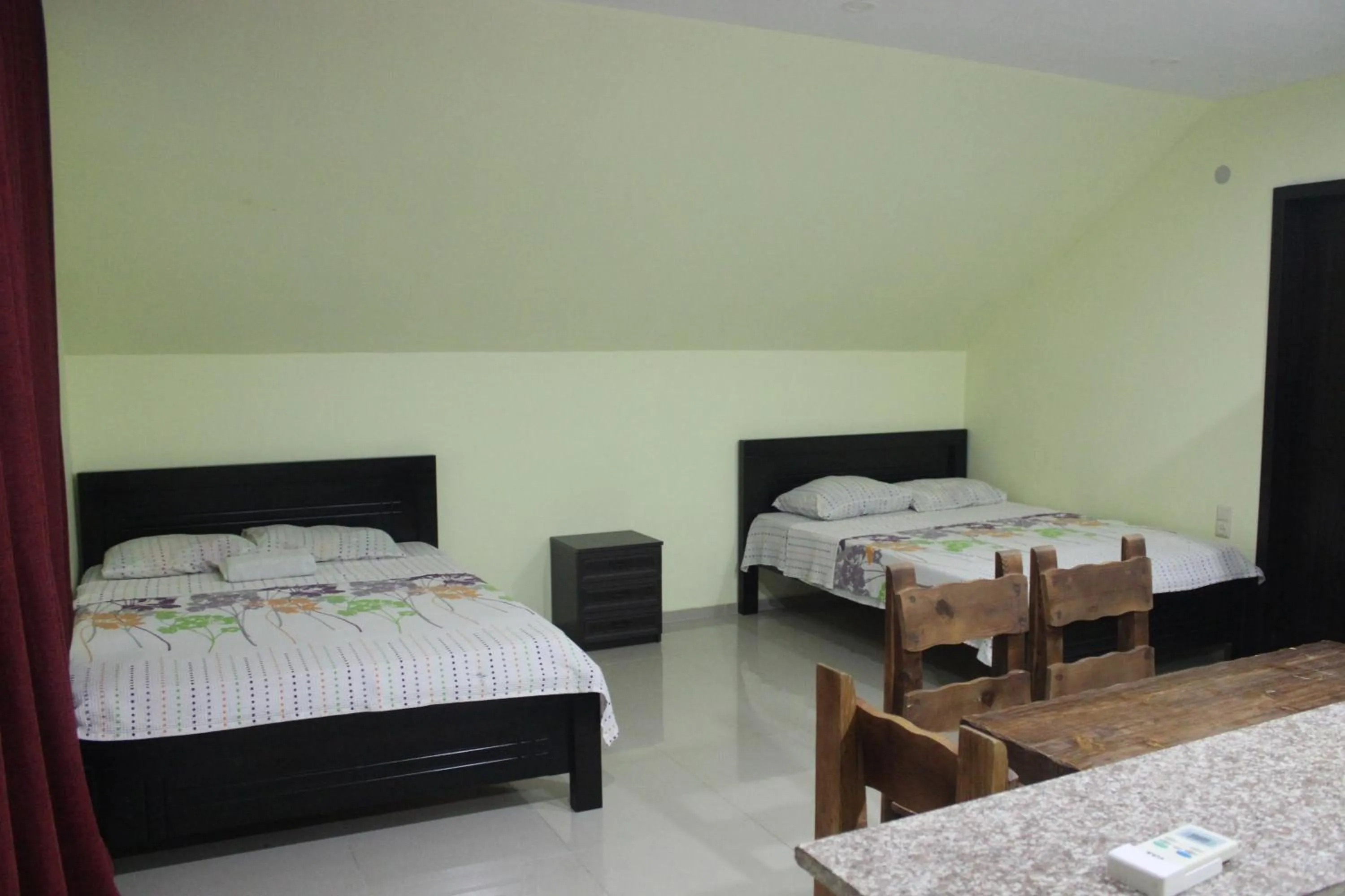 Bed in Hotel Ureki