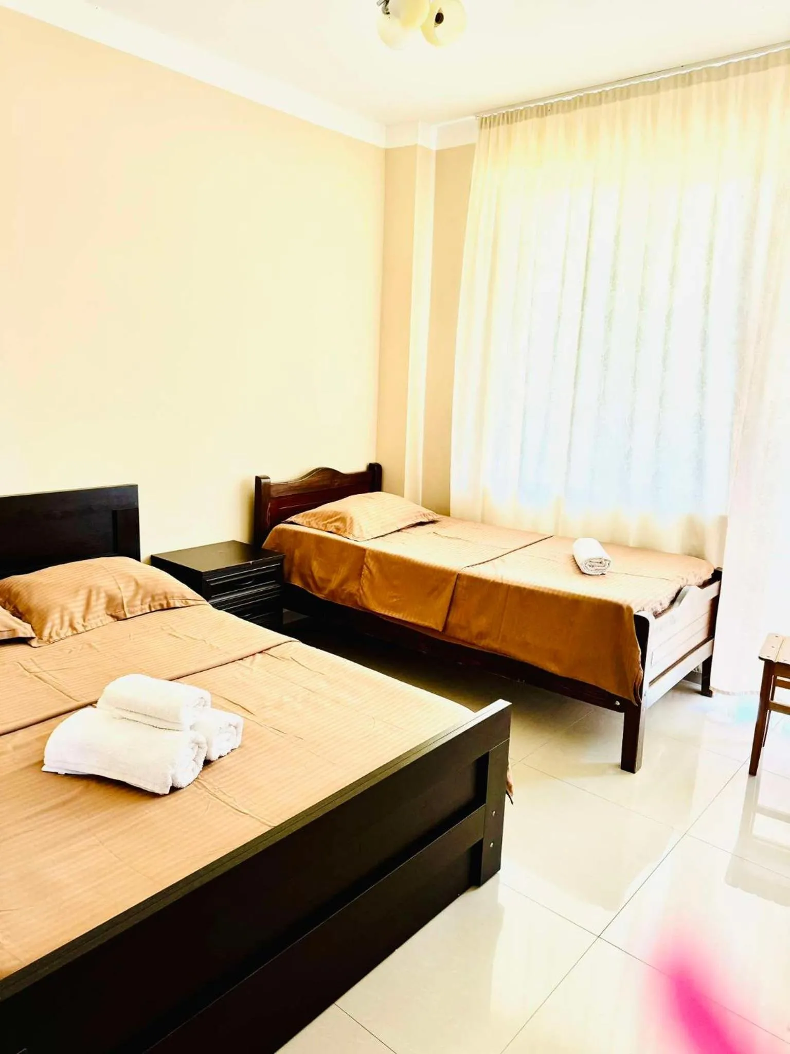 Bed in Hotel Ureki
