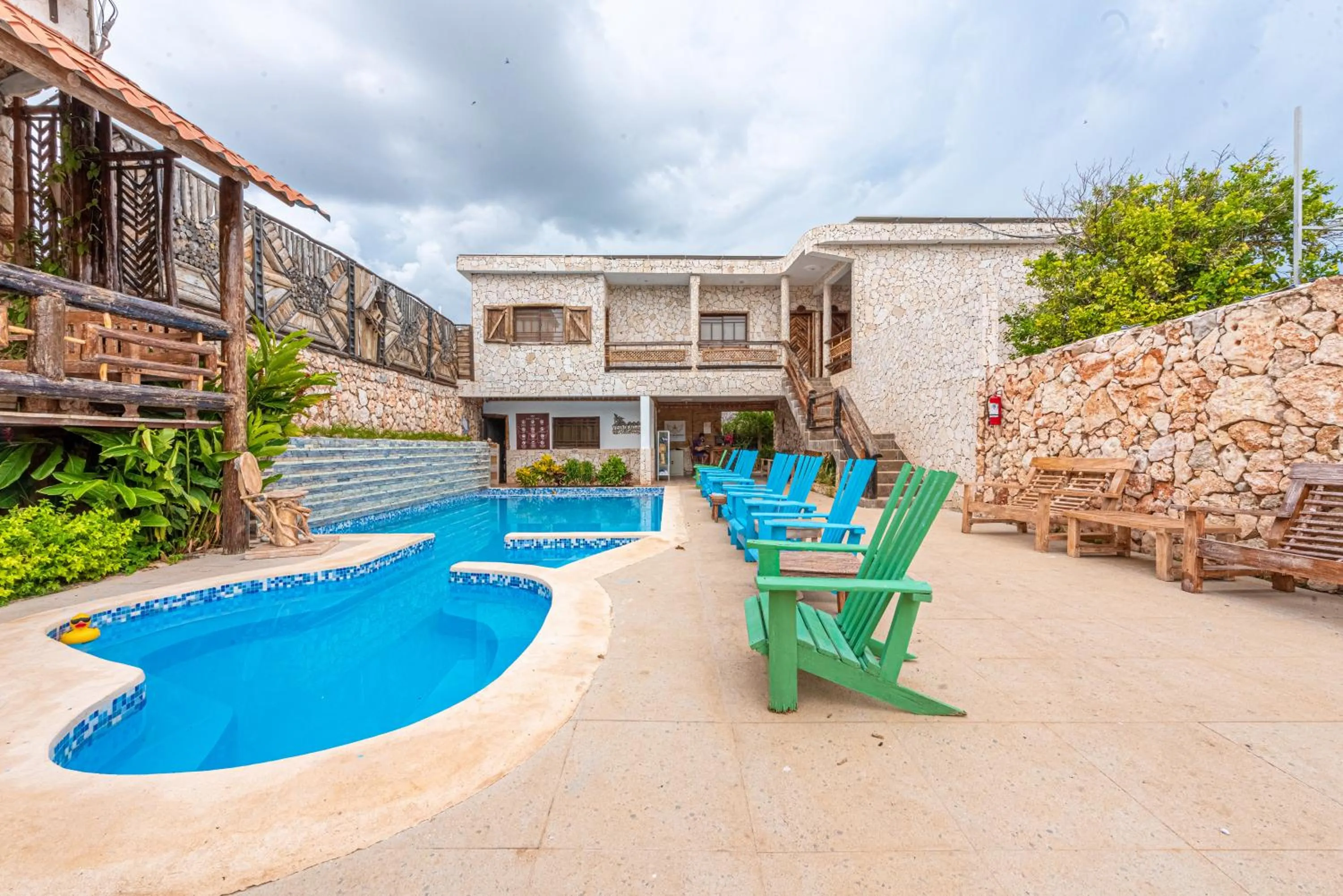 Swimming pool in Vista de Águilas Ecolodge