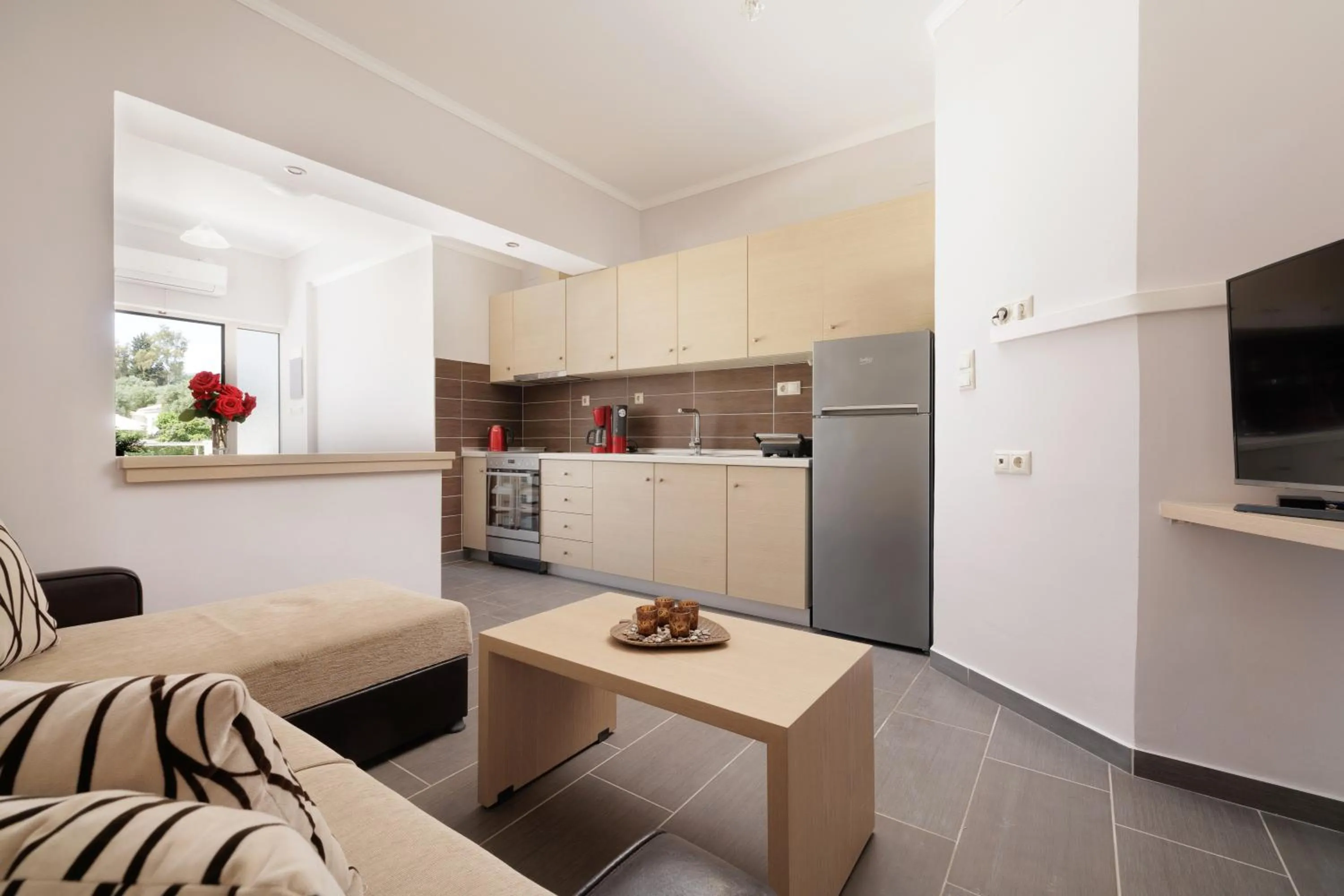 Living room in Santos Luxury Apartments