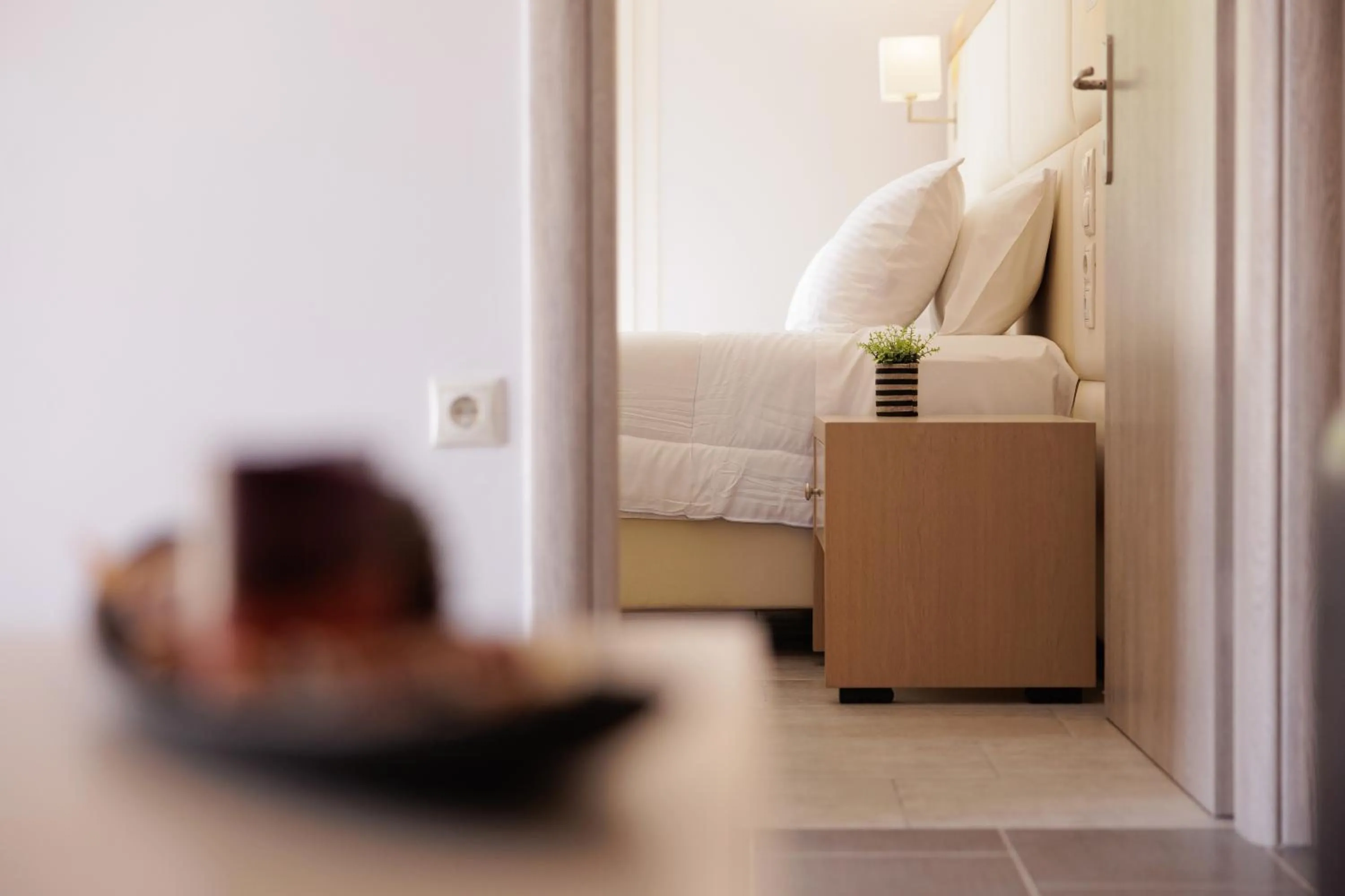 Bed in Santos Luxury Apartments