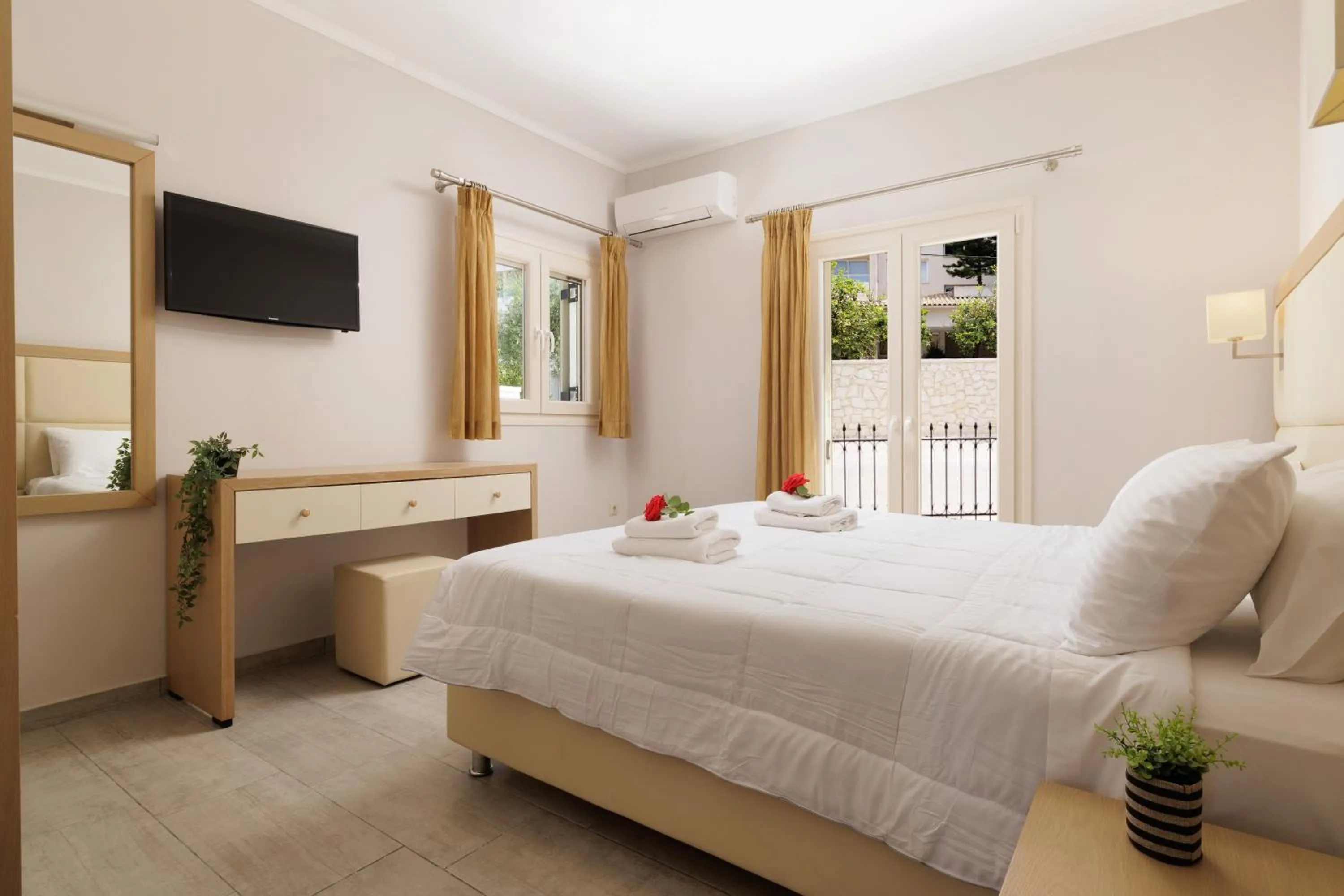 Bed in Santos Luxury Apartments