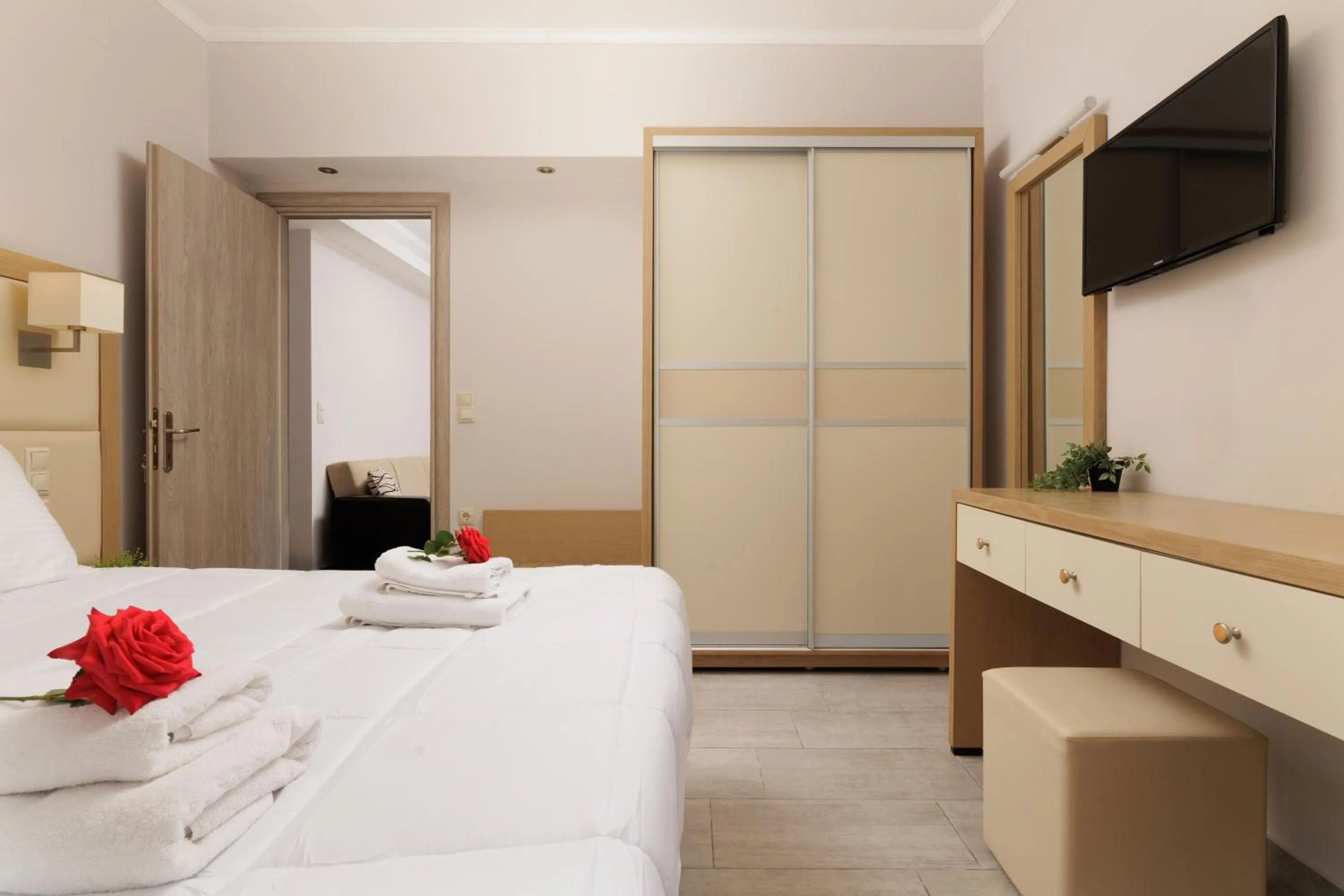 Bed in Santos Luxury Apartments