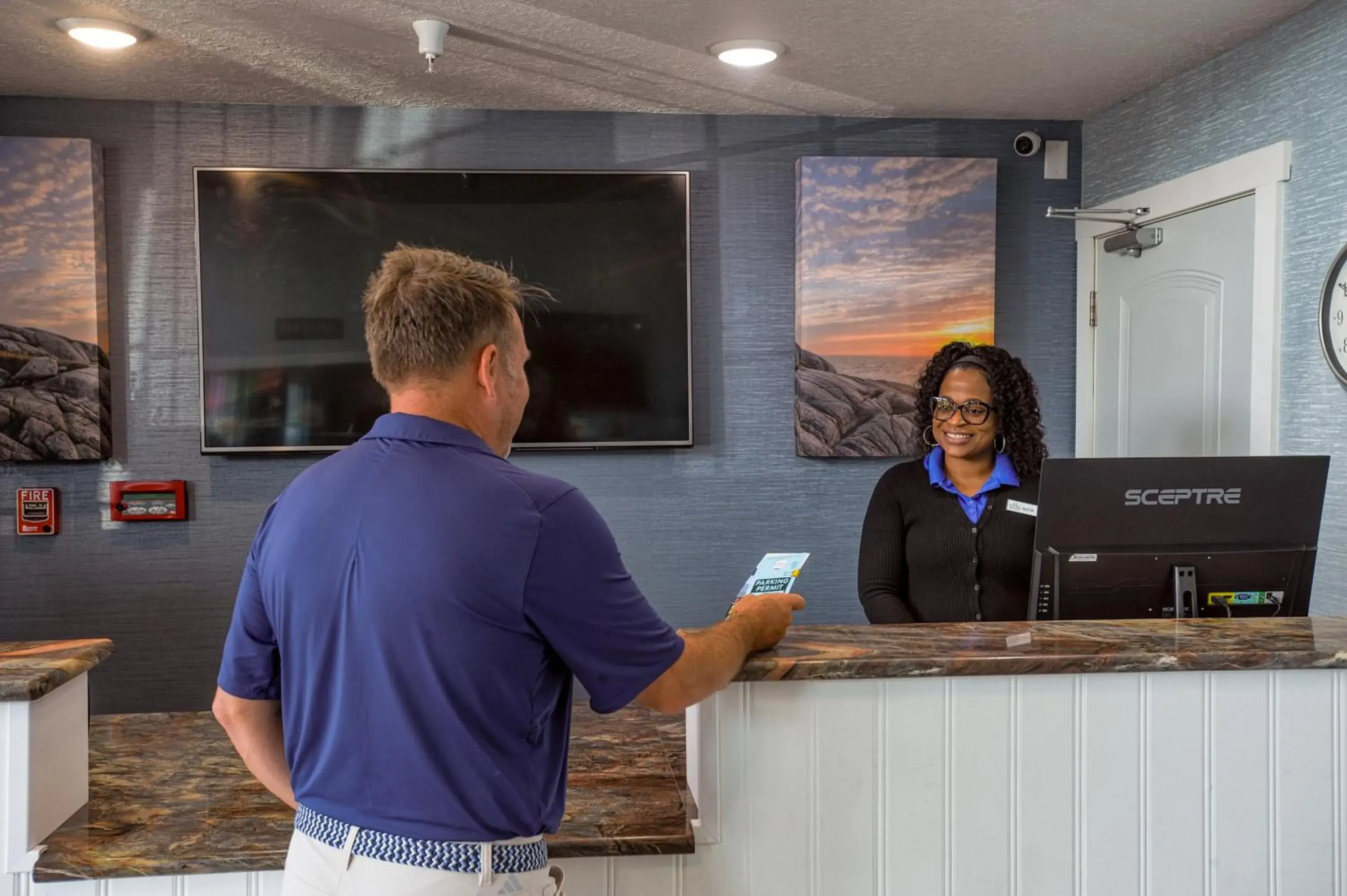 Lobby or reception in The Baywatch Resort Lobby or reception in The Baywatch Resort