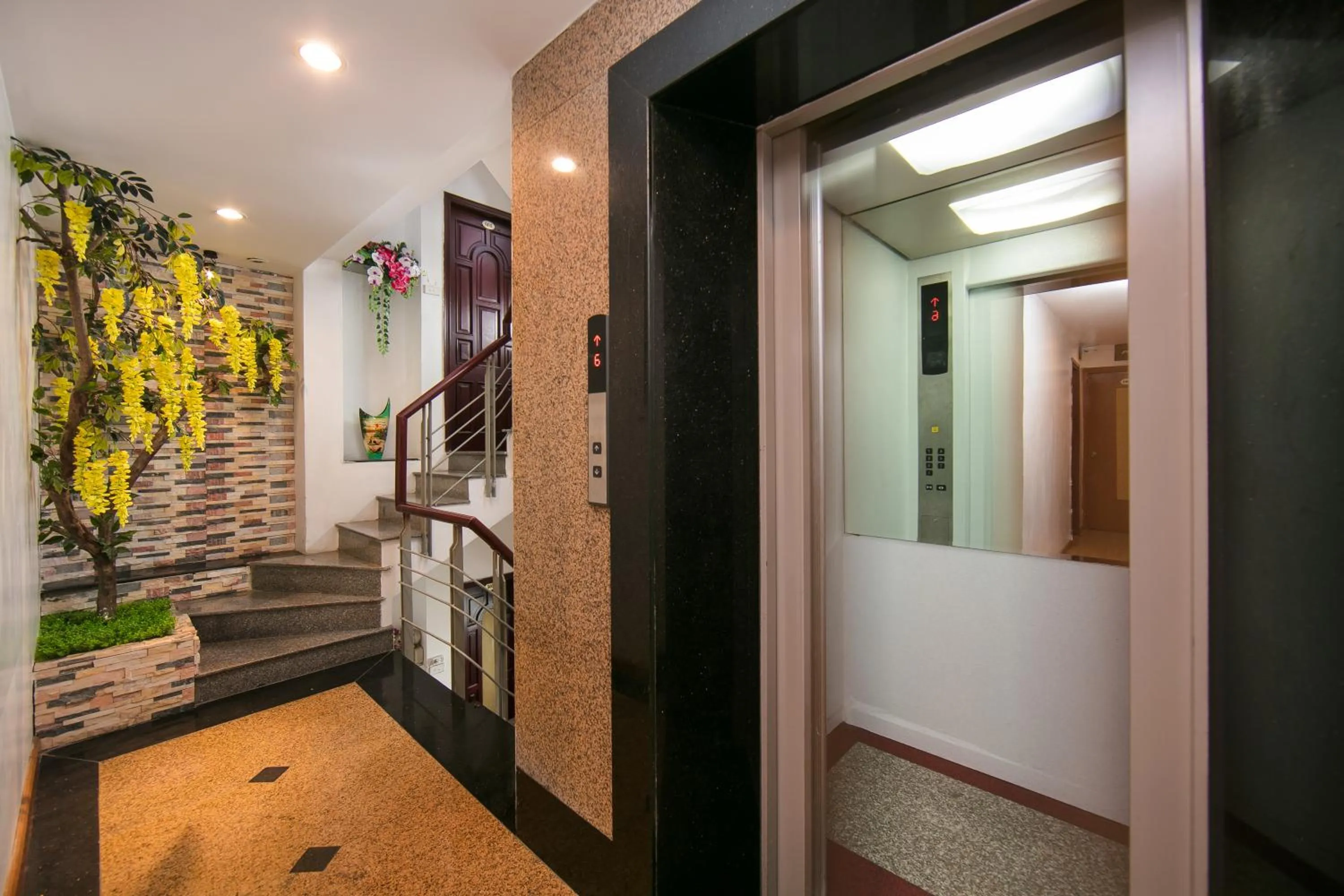 elevator in Hanoi Lotus Boutique Hotel