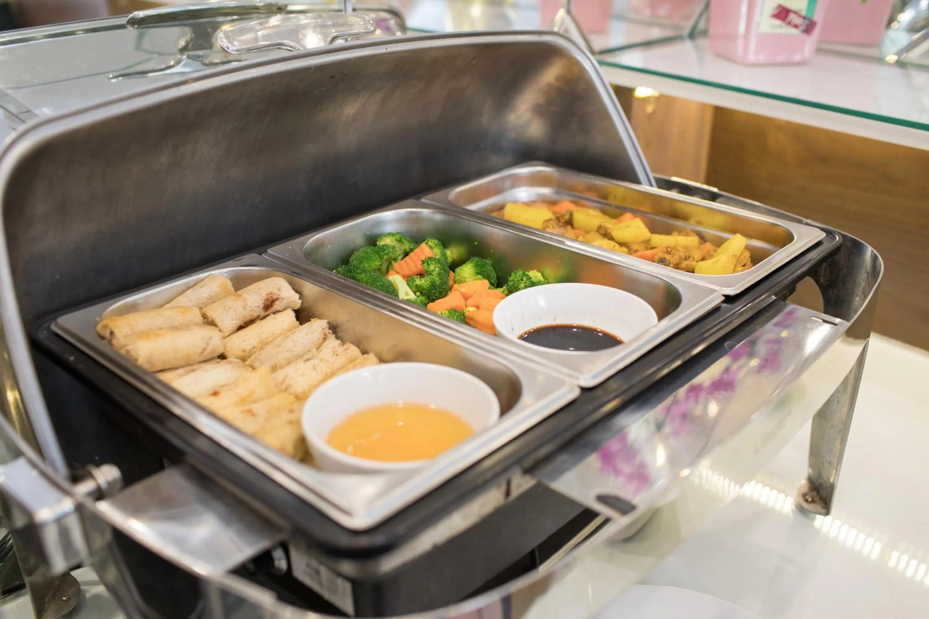 Buffet breakfast in Hanoi Lotus Boutique Hotel