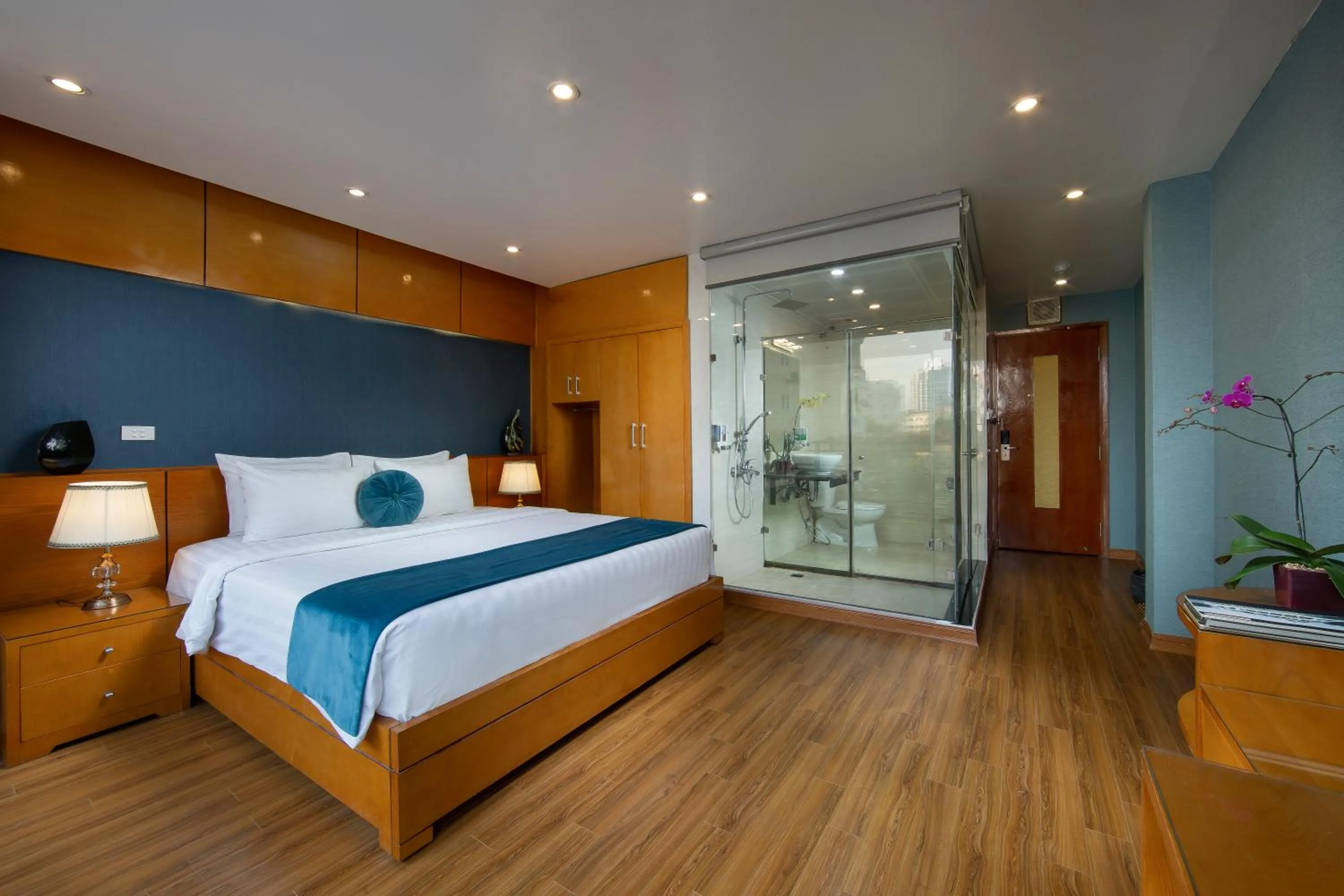 Bedroom, Bed in Hanoi Lotus Boutique Hotel