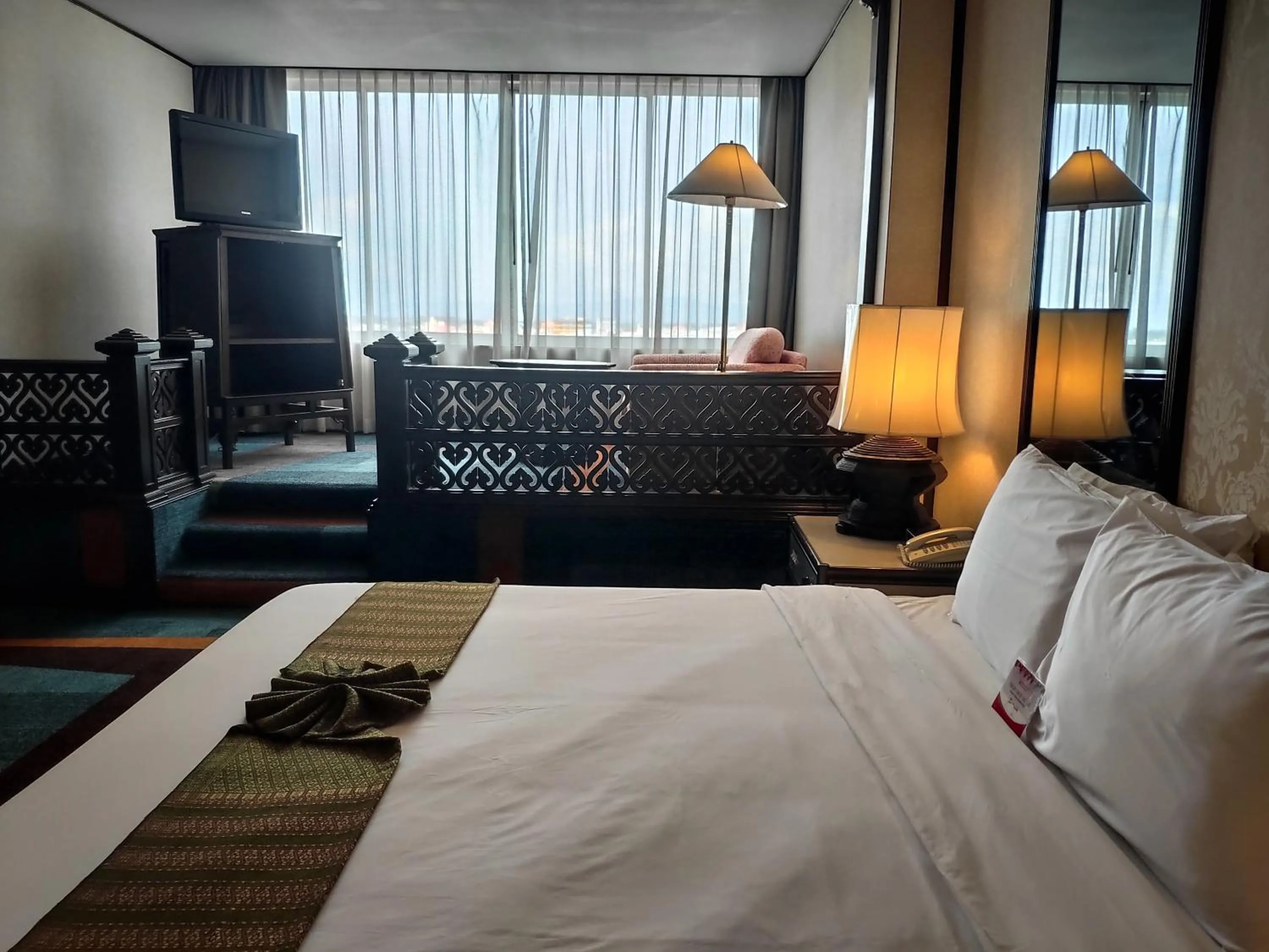 Bed in Chiang Mai Orchid Hotel