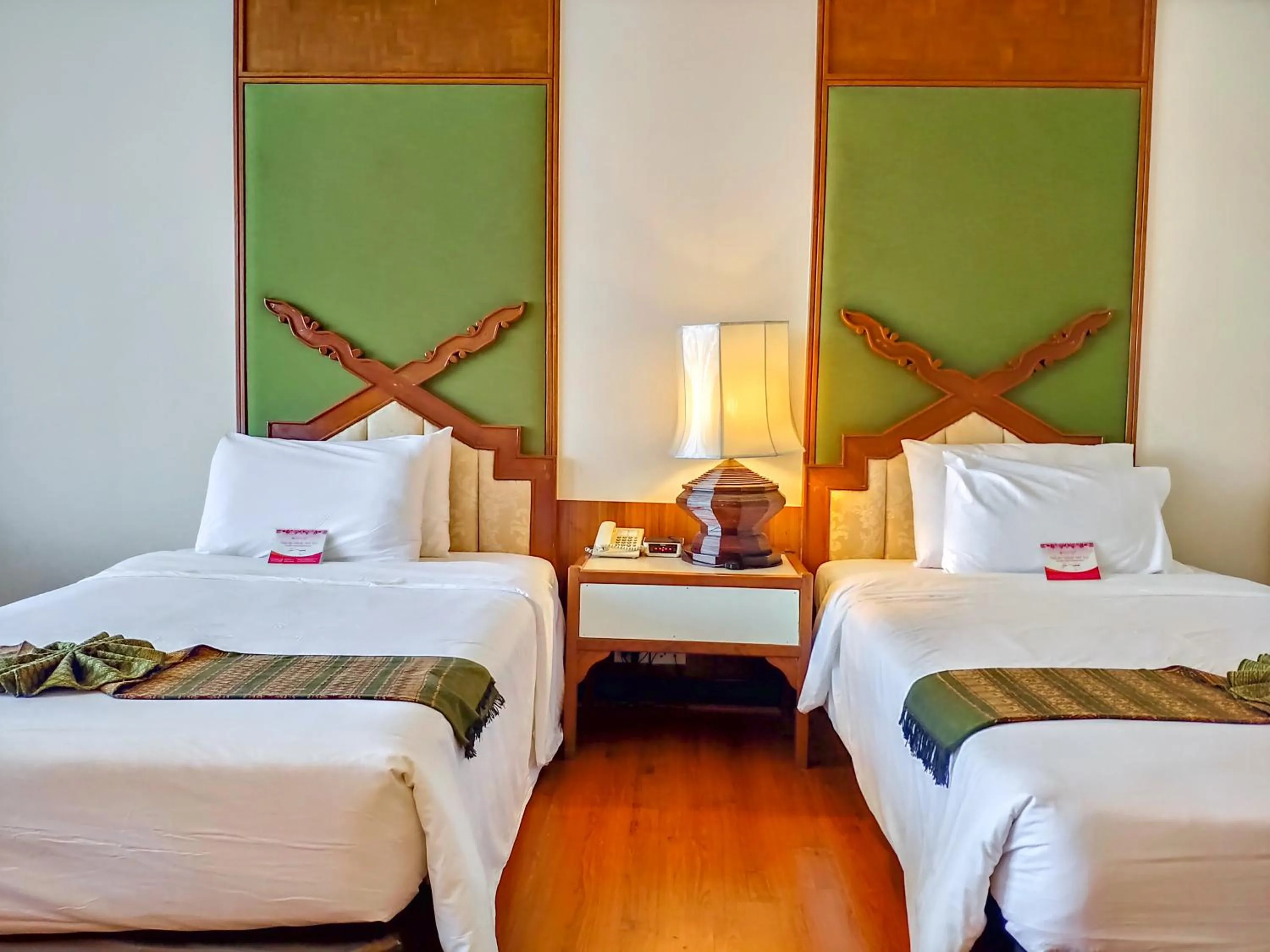 Bed in Chiang Mai Orchid Hotel