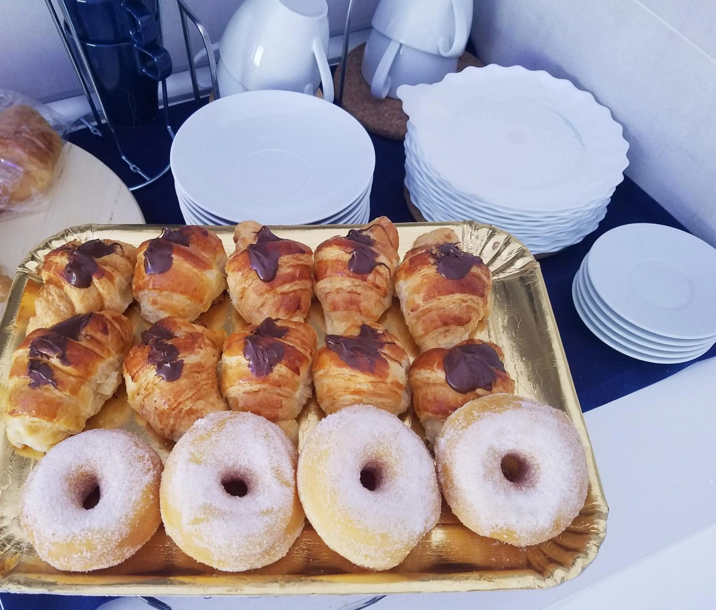 Food close-up in Maschio Angioino Suite