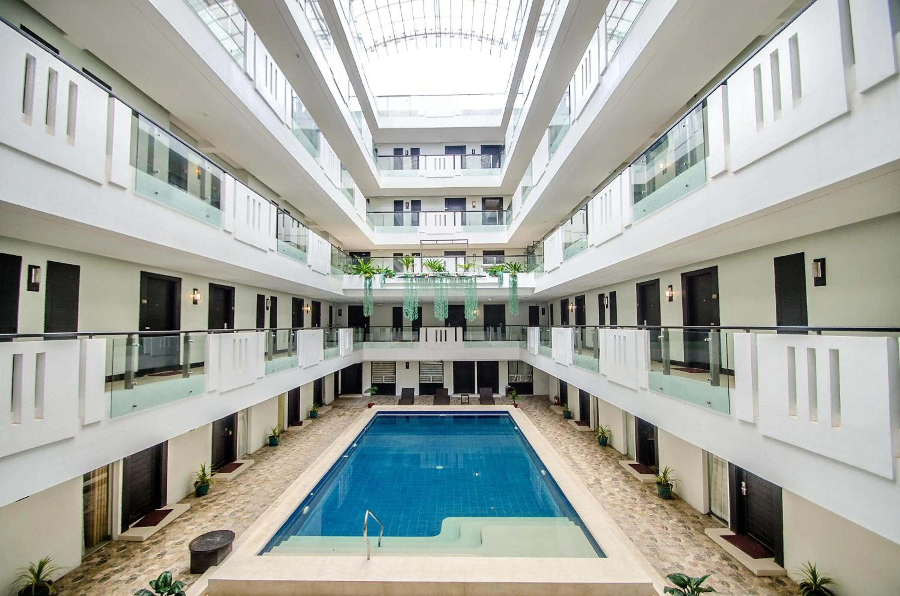 Swimming pool in The Muse Beach Front Hotel Boracay
