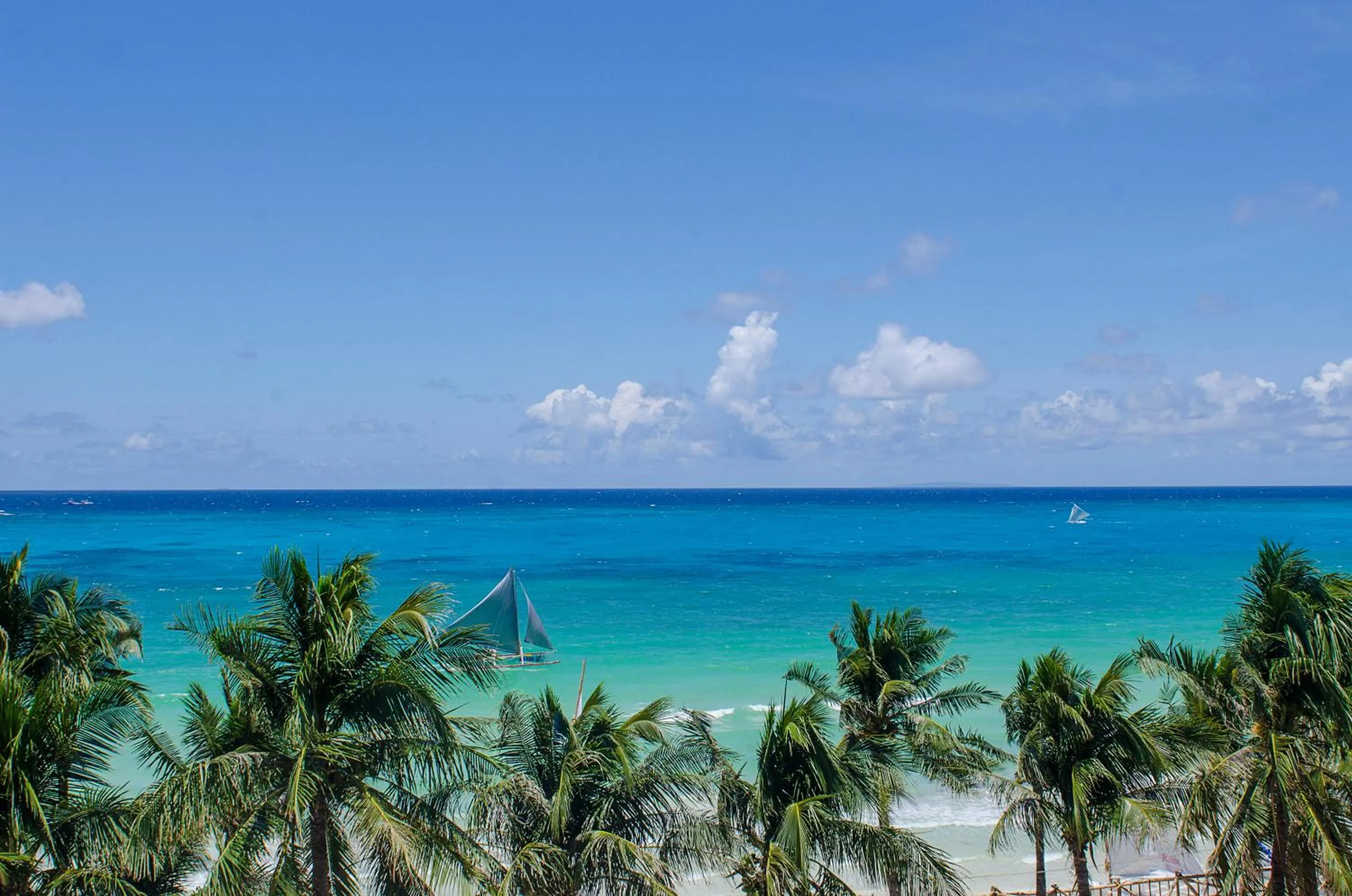 Beach in The Muse Beach Front Hotel Boracay