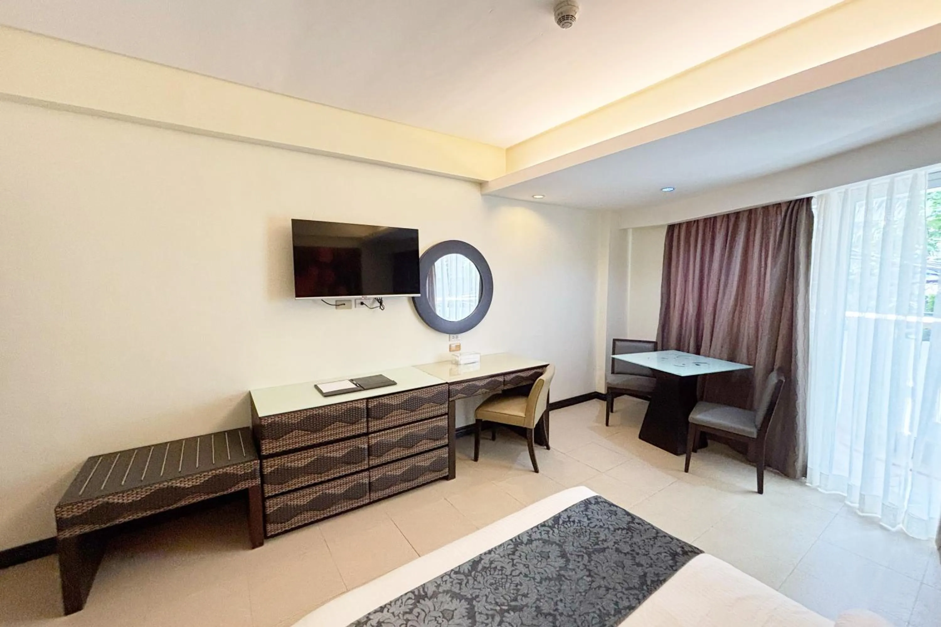 Bed in The Muse Beach Front Hotel Boracay