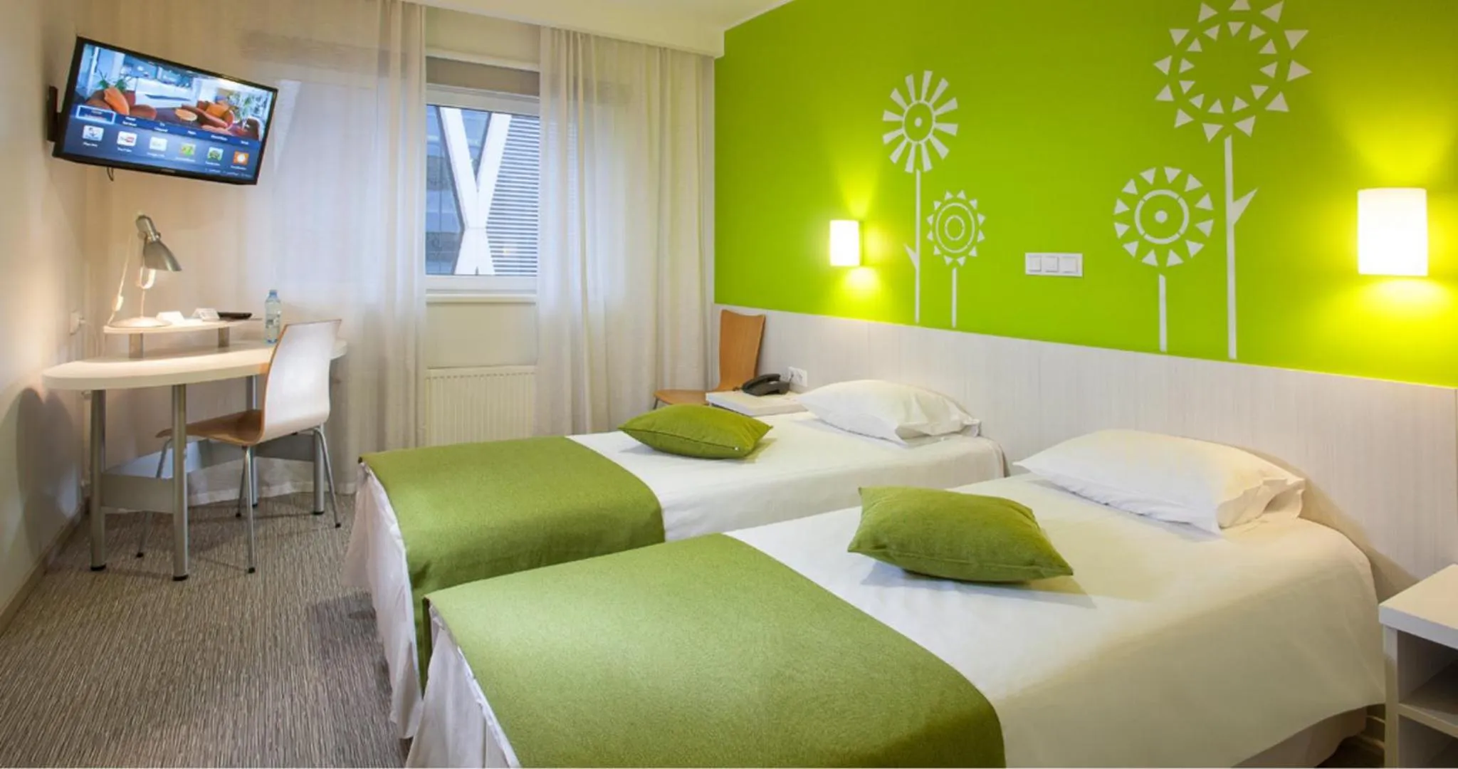 Bed in Tallink Express Hotel