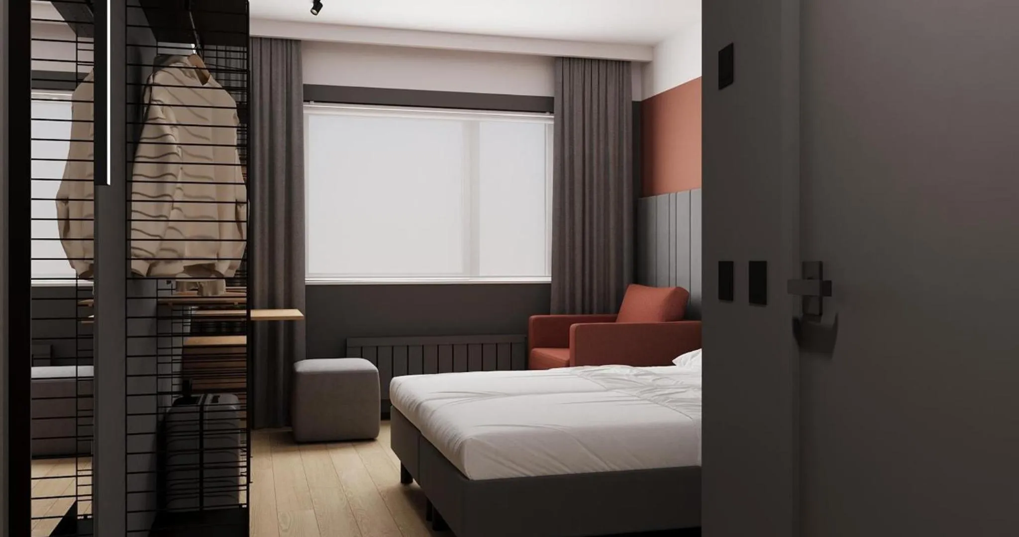 Bed in Tallink Express Hotel