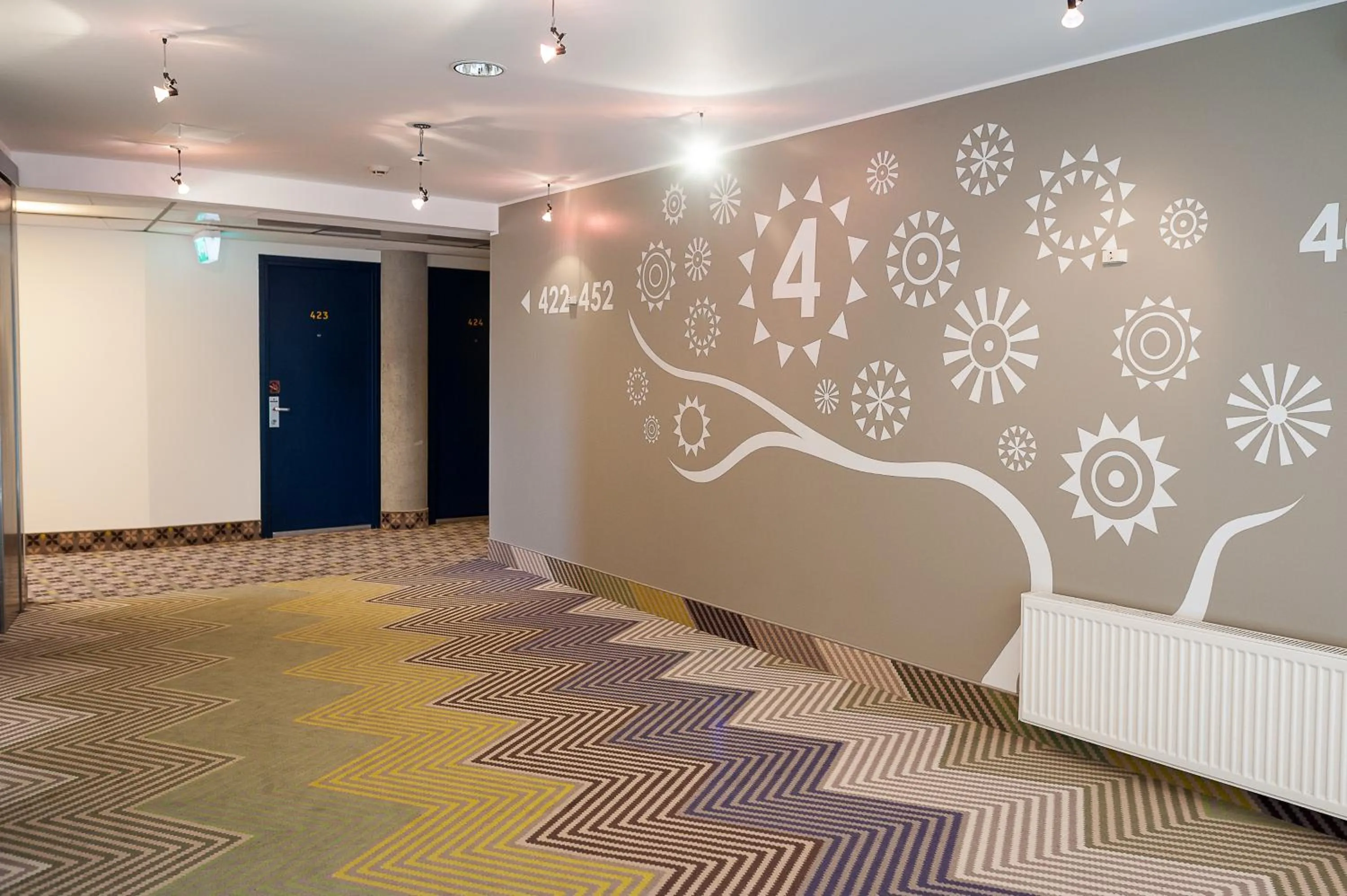 Decorative detail in Tallink Express Hotel