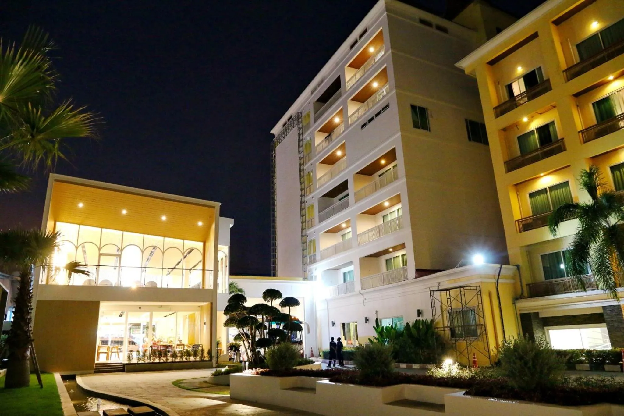 Night in Crystal Palace Luxury Hotel Pattaya