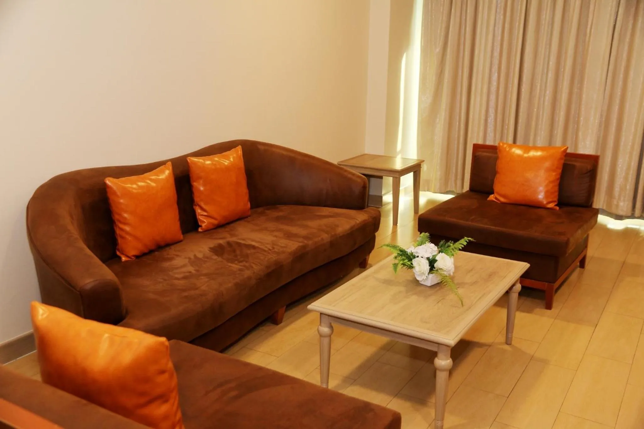 Living room in Crystal Palace Luxury Hotel Pattaya