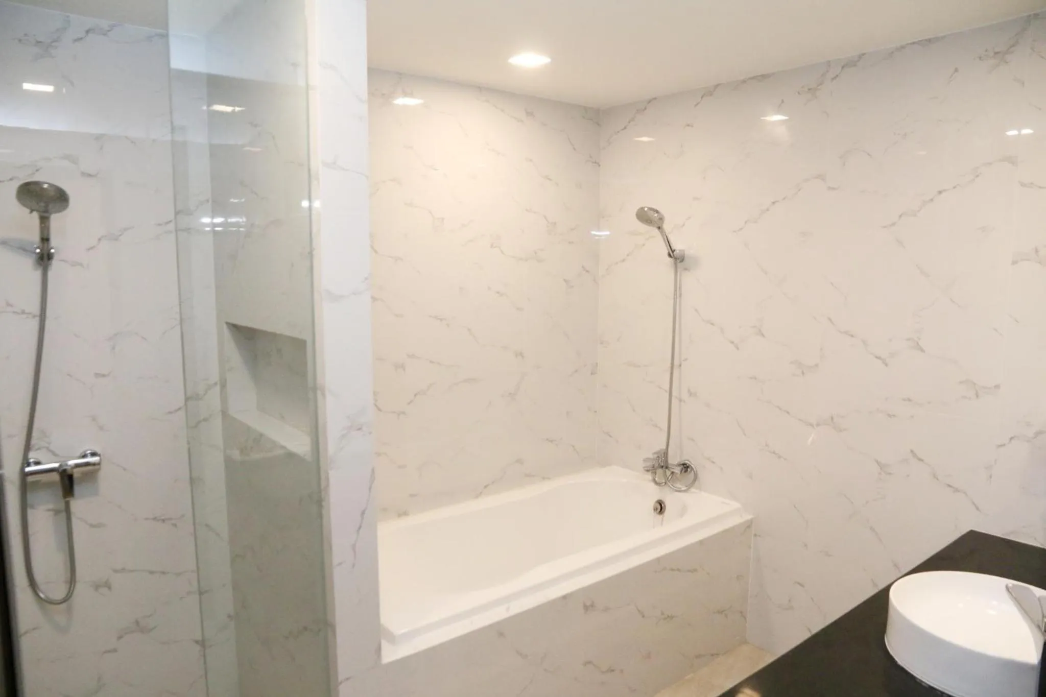 Shower in Crystal Palace Luxury Hotel Pattaya