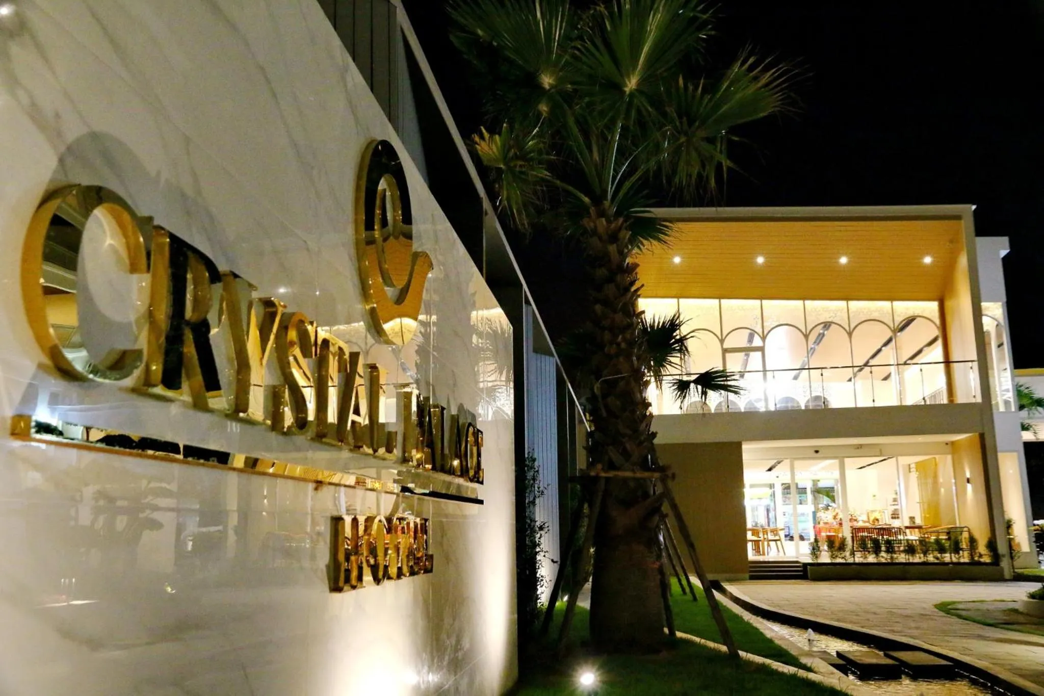 Night in Crystal Palace Luxury Hotel Pattaya