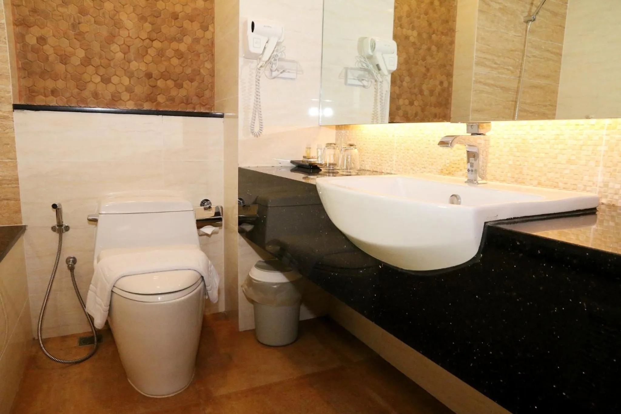 Bathroom in Crystal Palace Luxury Hotel Pattaya