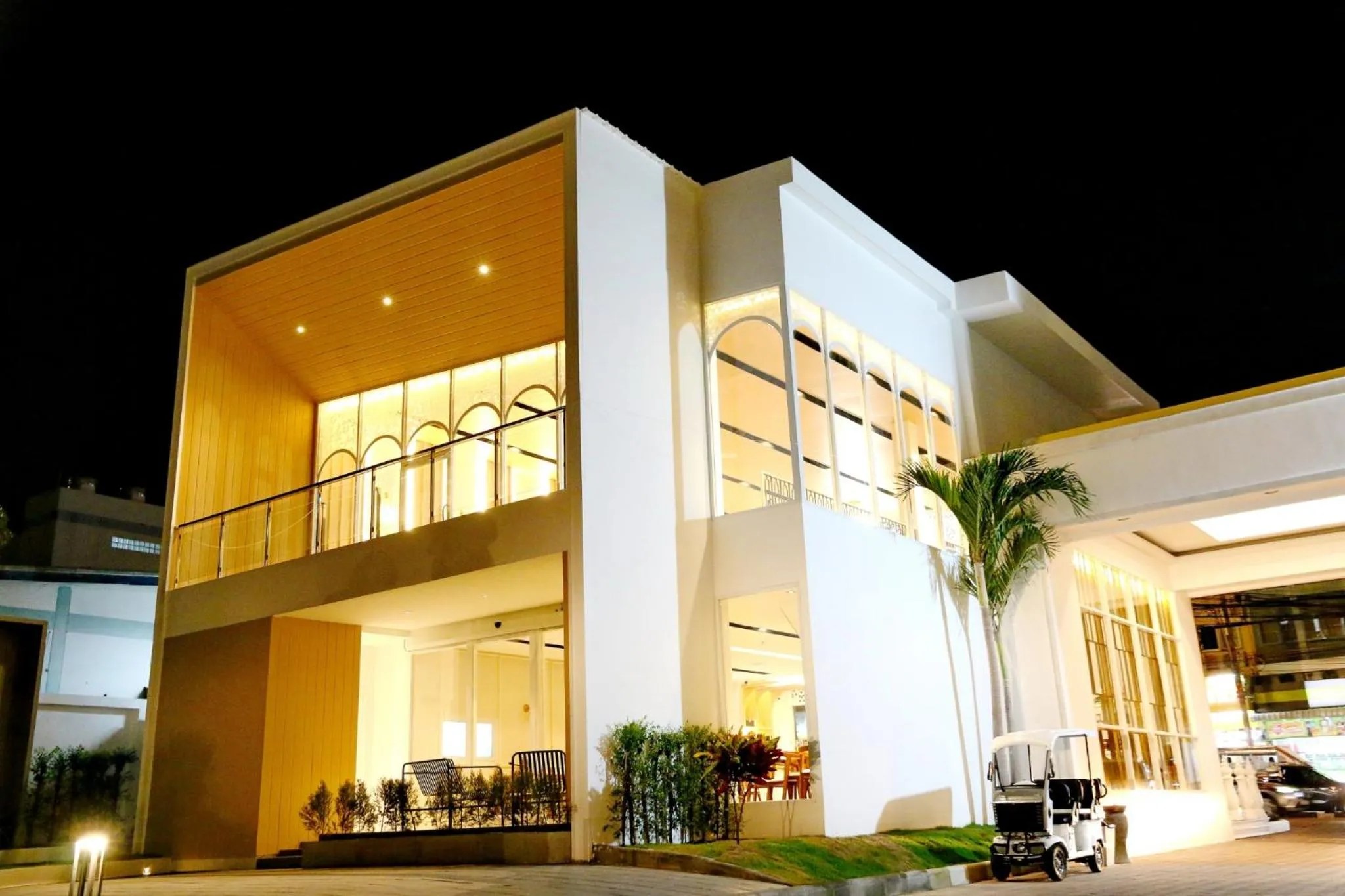 Night in Crystal Palace Luxury Hotel Pattaya