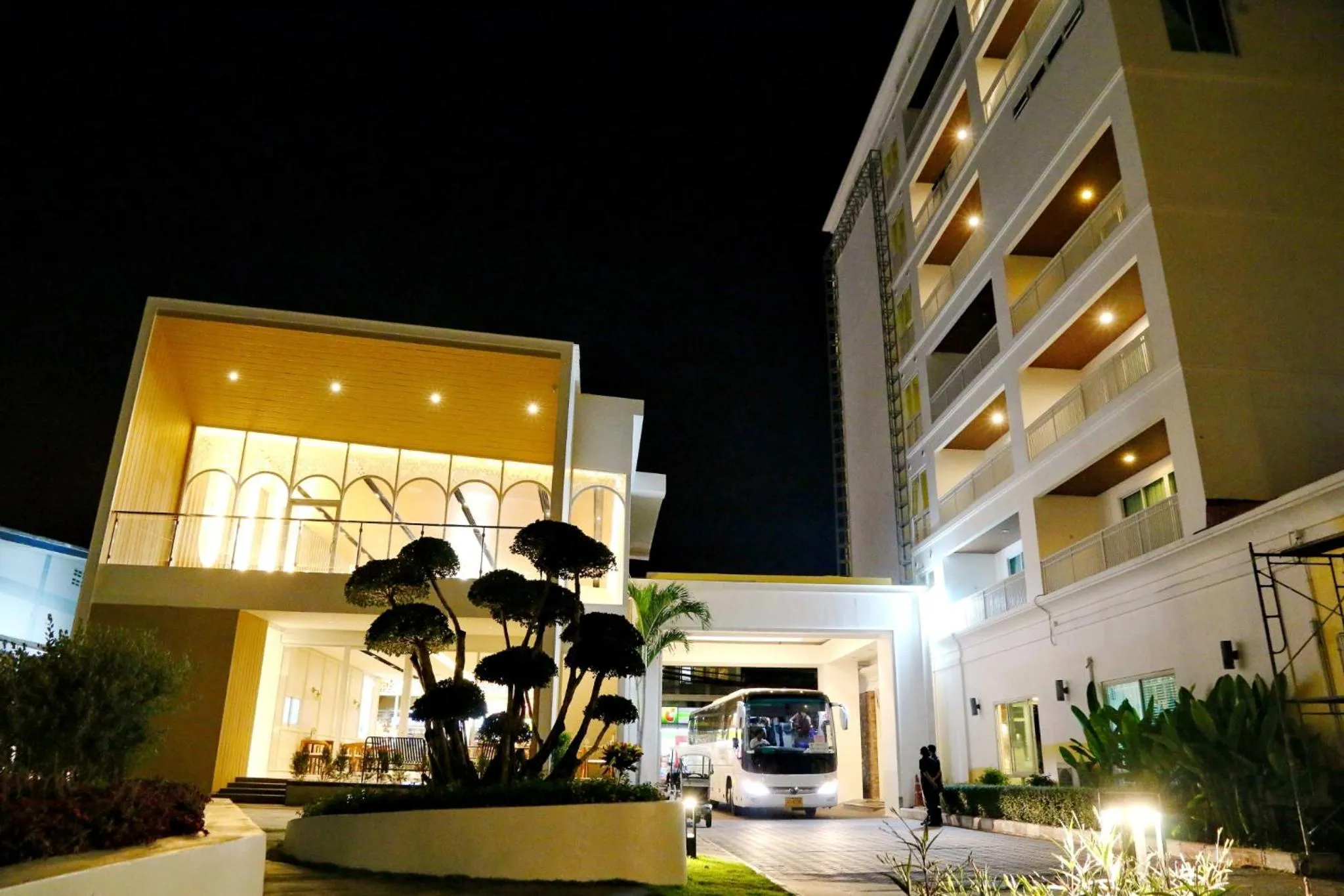 Night in Crystal Palace Luxury Hotel Pattaya