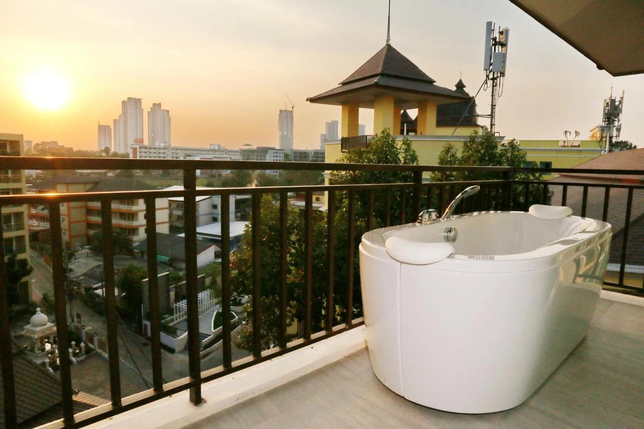 Balcony/Terrace in Crystal Palace Luxury Hotel Pattaya
