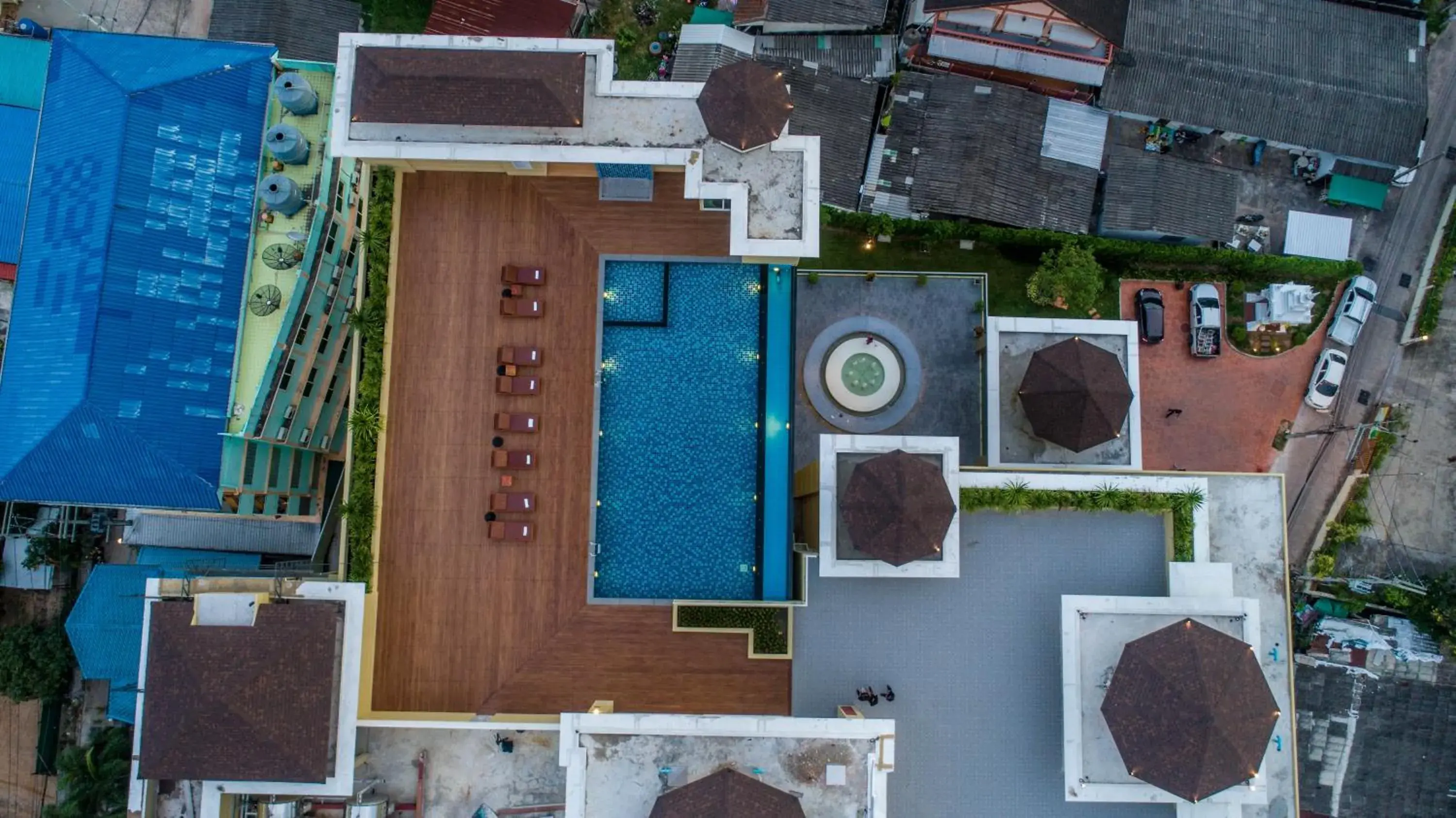 Pool view in Crystal Palace Luxury Hotel Pattaya Pool view in Crystal Palace Luxury Hotel Pattaya