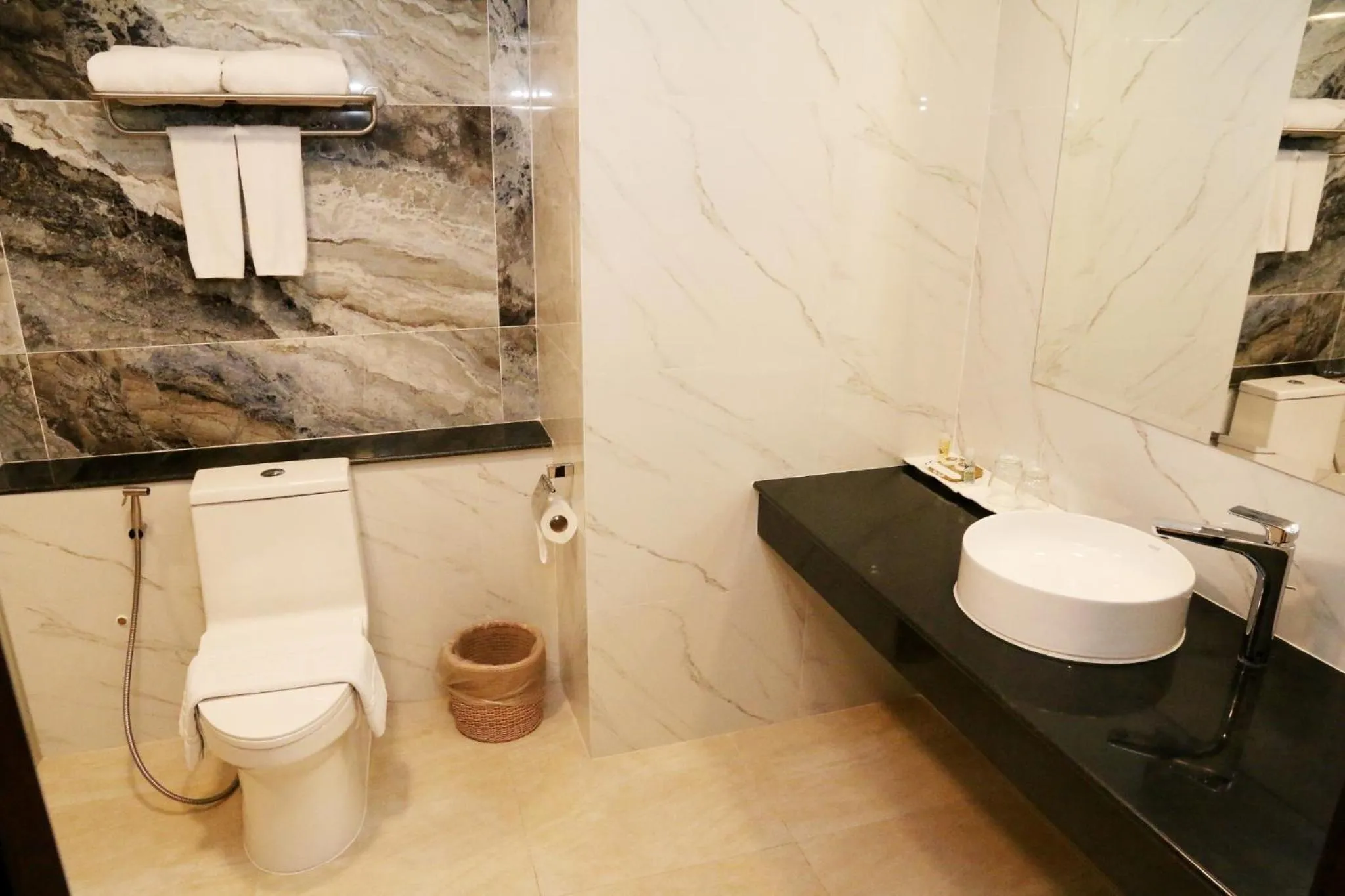 Bathroom in Crystal Palace Luxury Hotel Pattaya