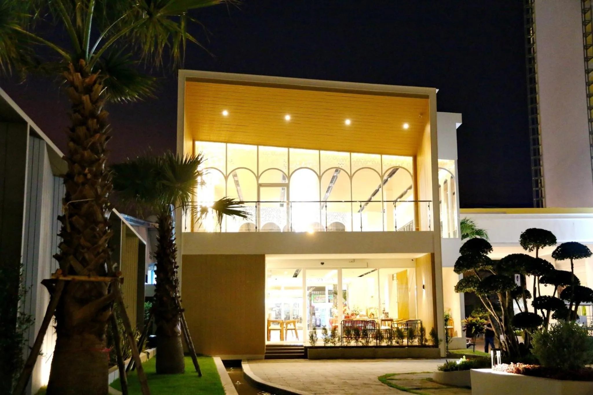 Night in Crystal Palace Luxury Hotel Pattaya