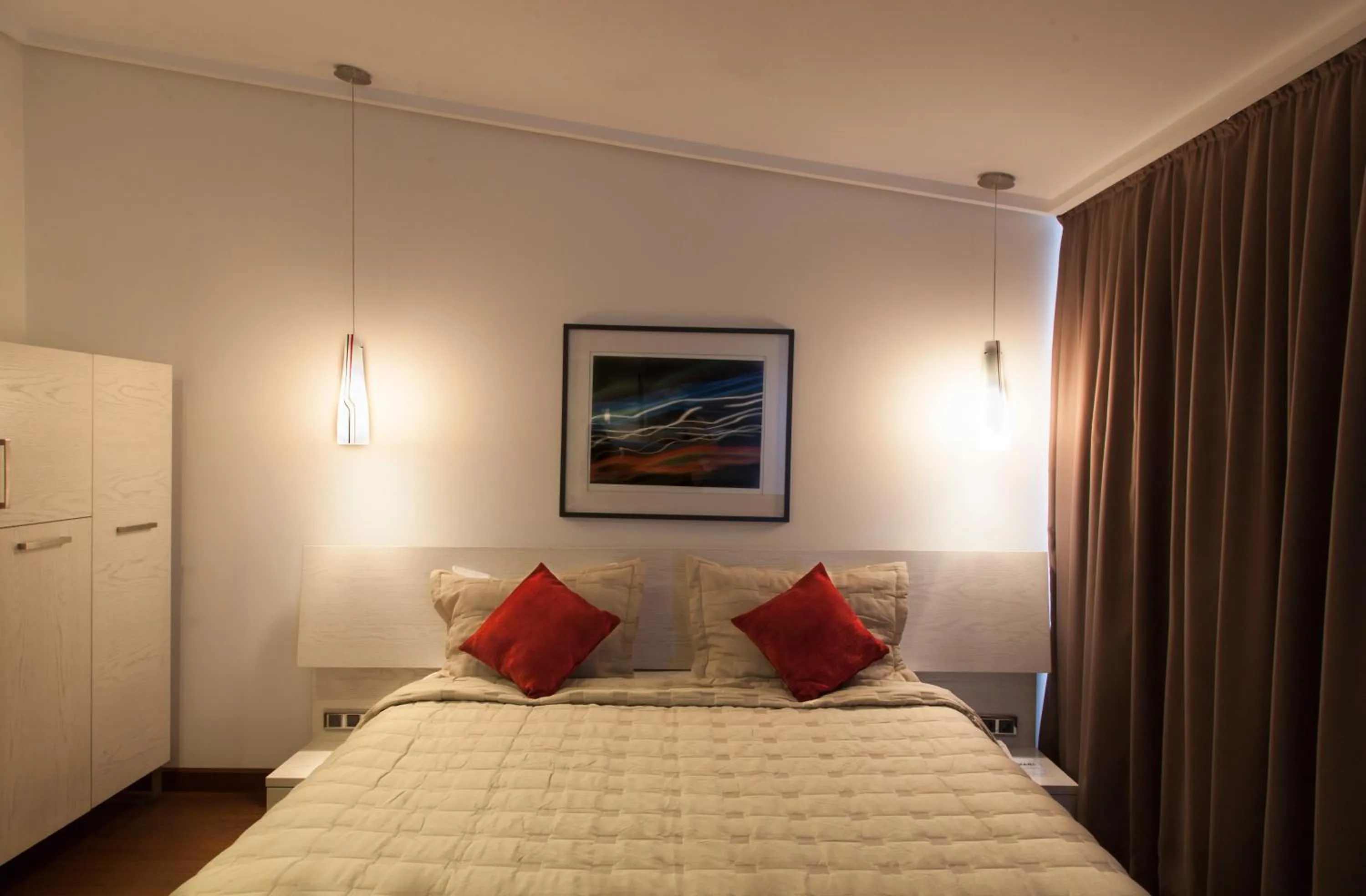 Bed in Hotel Samm Bistro Spa