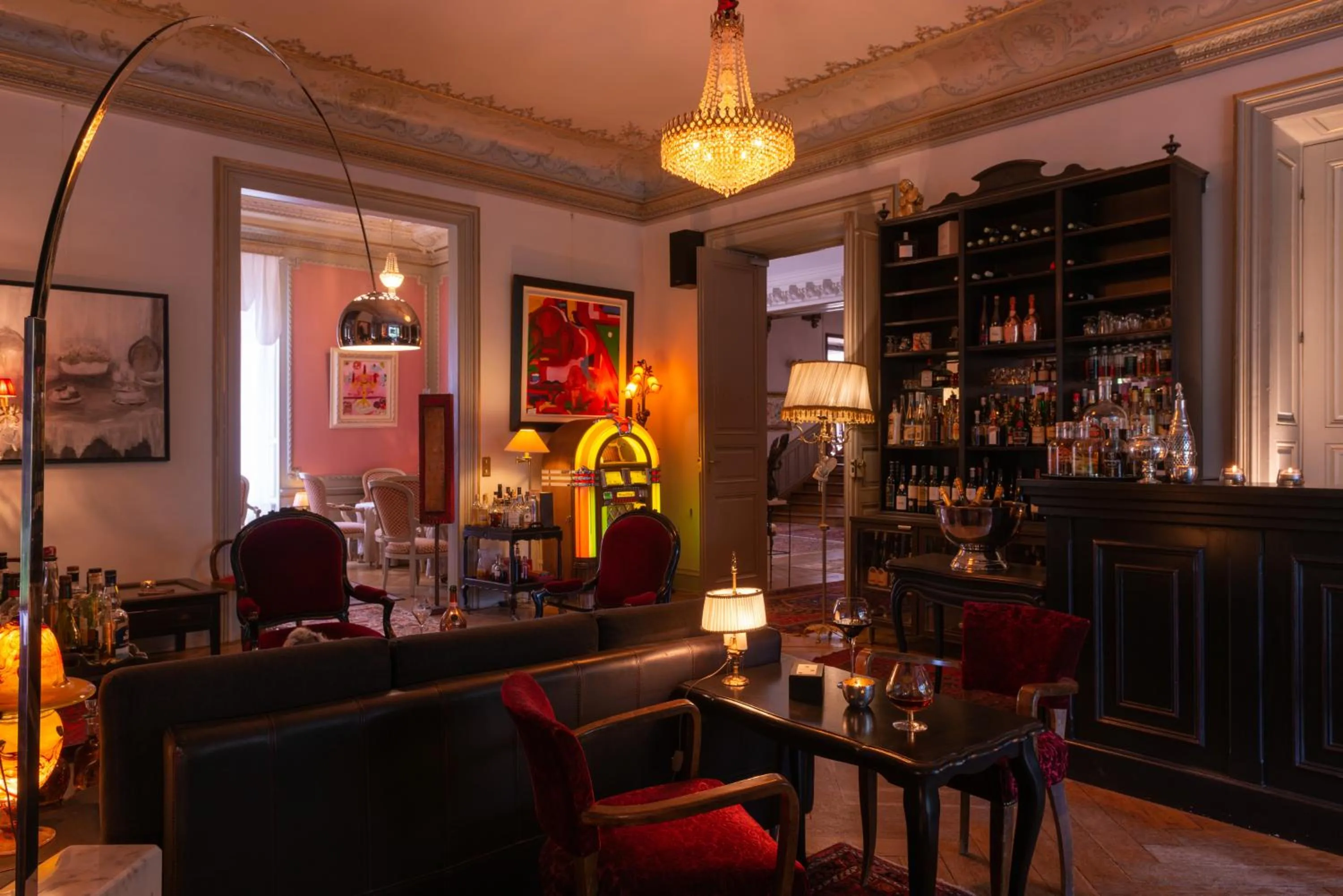 Living room in Domaine de Beaupré - Hotel The Originals Relais