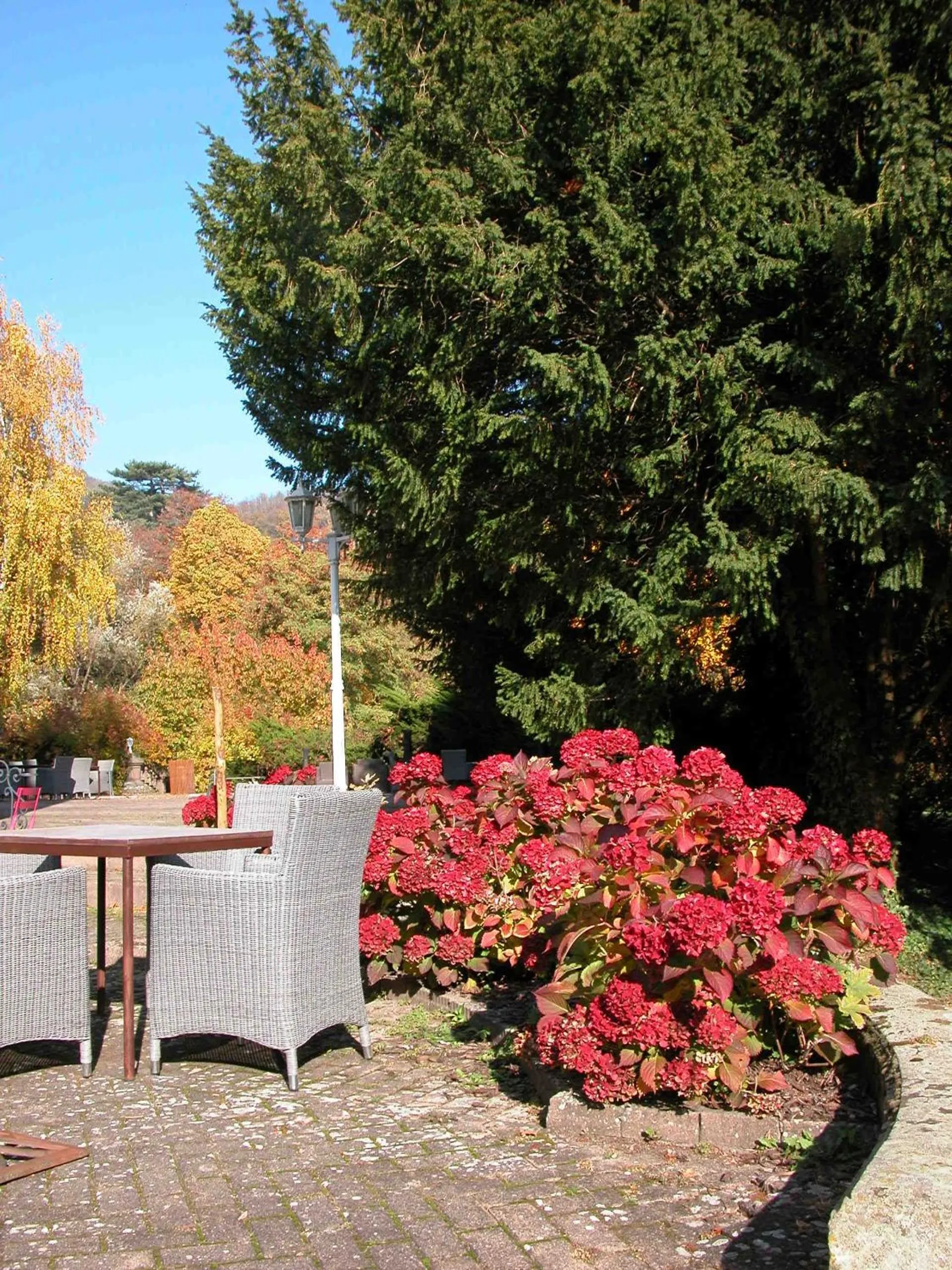 Balcony/Terrace in Domaine de Beaupré - Hotel The Originals Relais