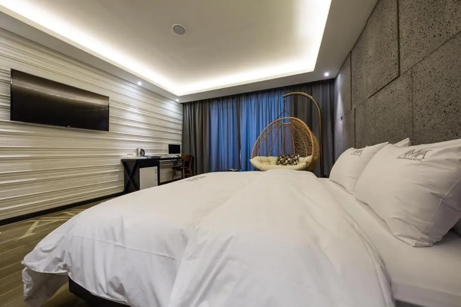 Bed in Anyang Boutique Hotel AMA