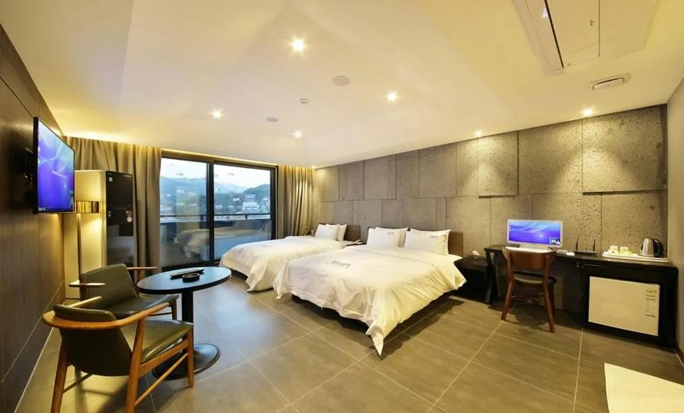 Bed in Anyang Boutique Hotel AMA