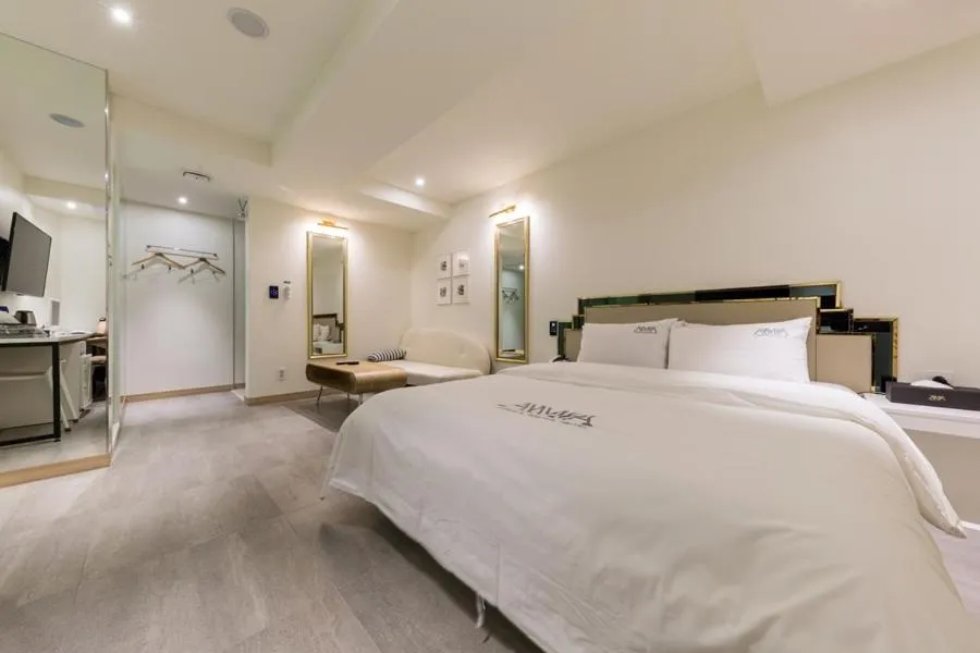 Bed in Anyang Boutique Hotel AMA
