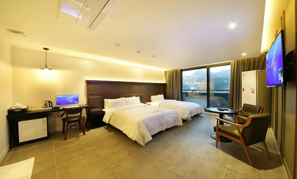 Bed in Anyang Boutique Hotel AMA