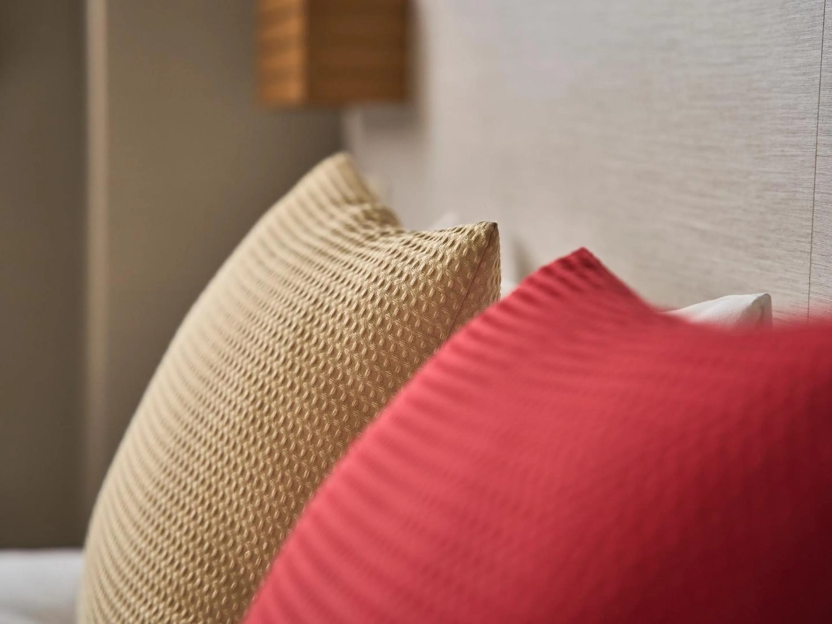 Decorative detail, Bed in Kyoto Inn Gion