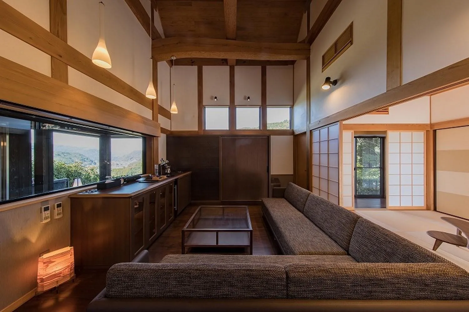 Living room in Okuhita Onsen Umehibiki