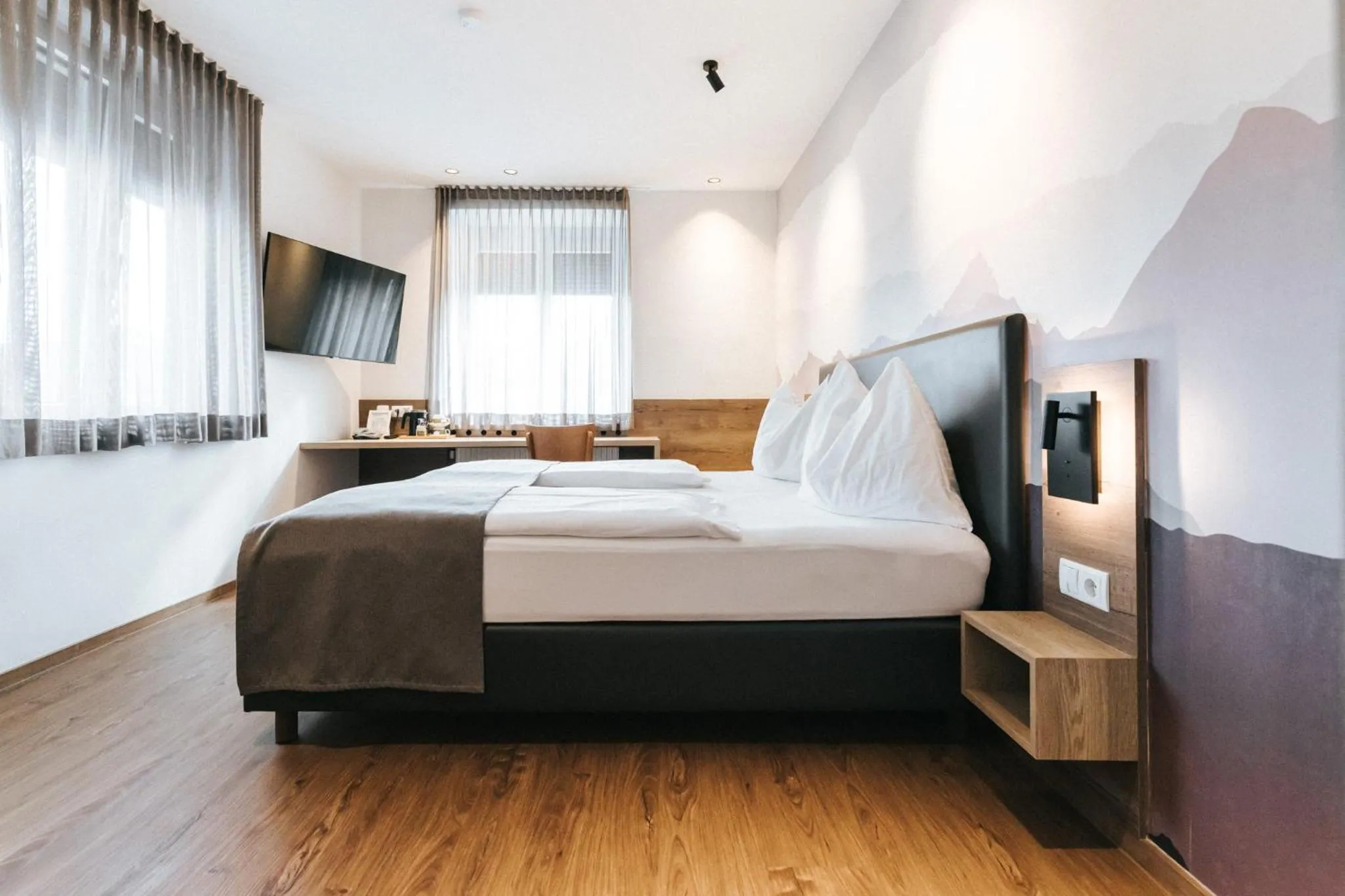 Photo of the whole room, Bed in Hotel Restaurant Auerhahn