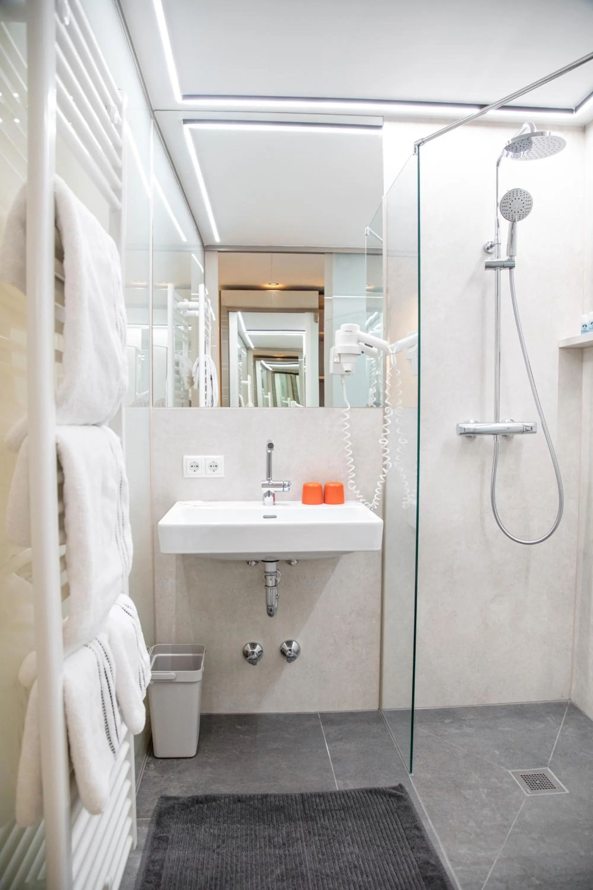 Shower in Hotel Restaurant Auerhahn