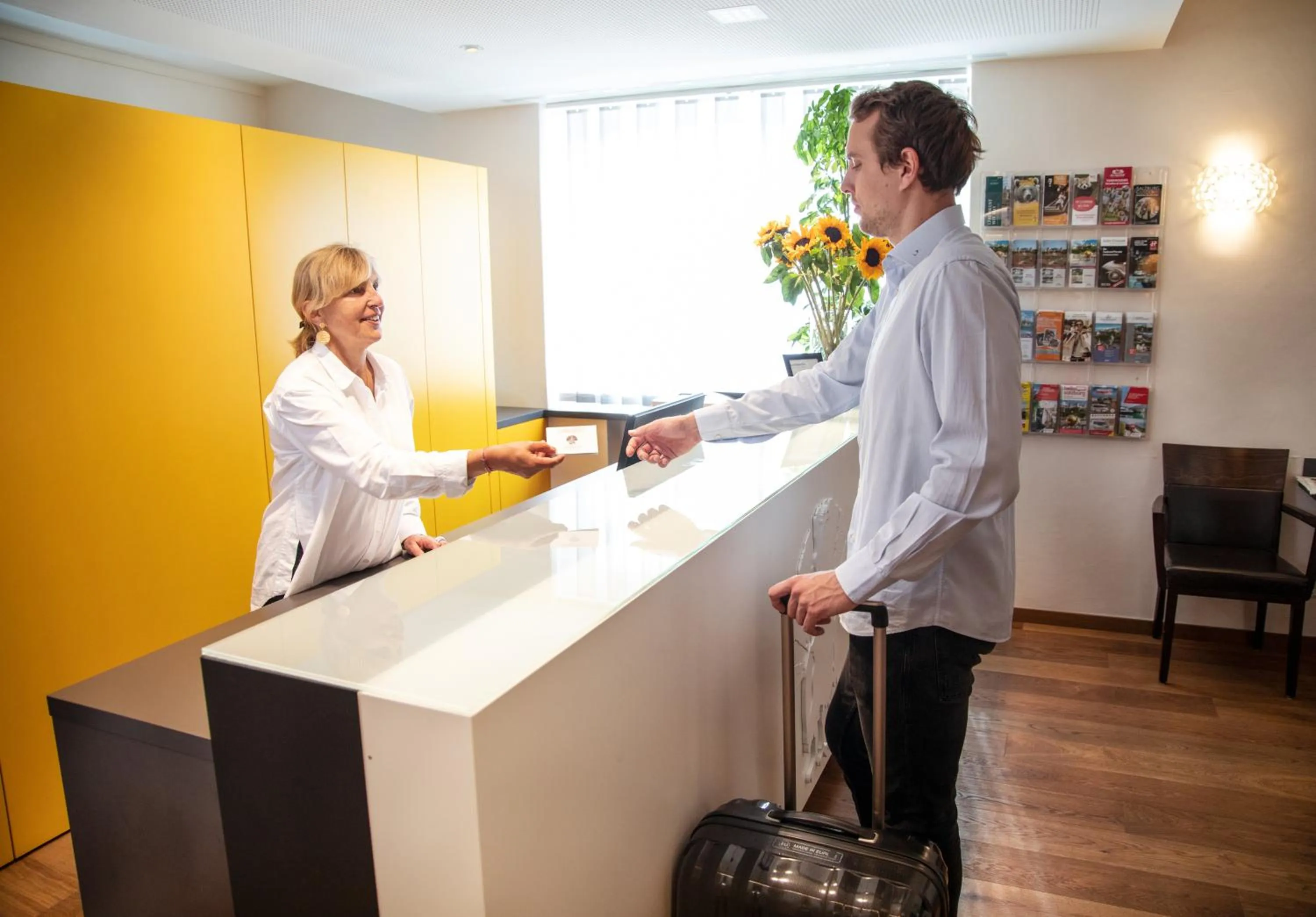 Lobby or reception in Hotel Restaurant Auerhahn