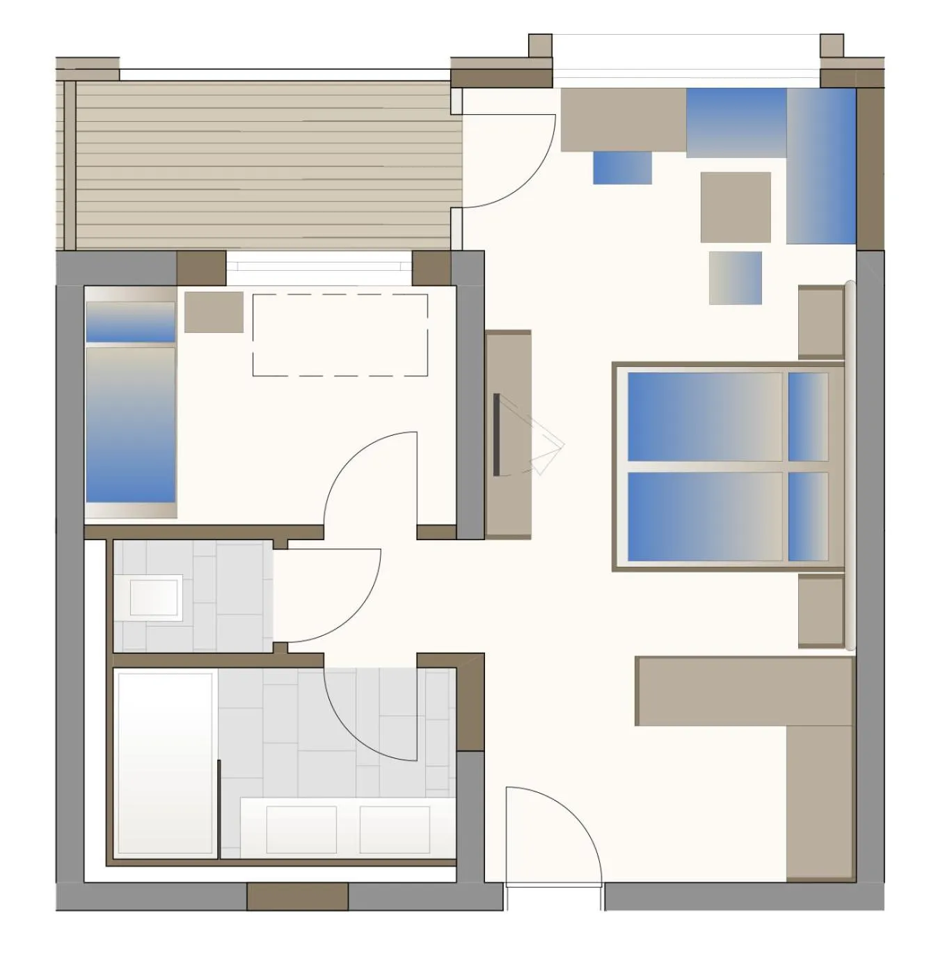 Floor plan in Familotel Alphotel