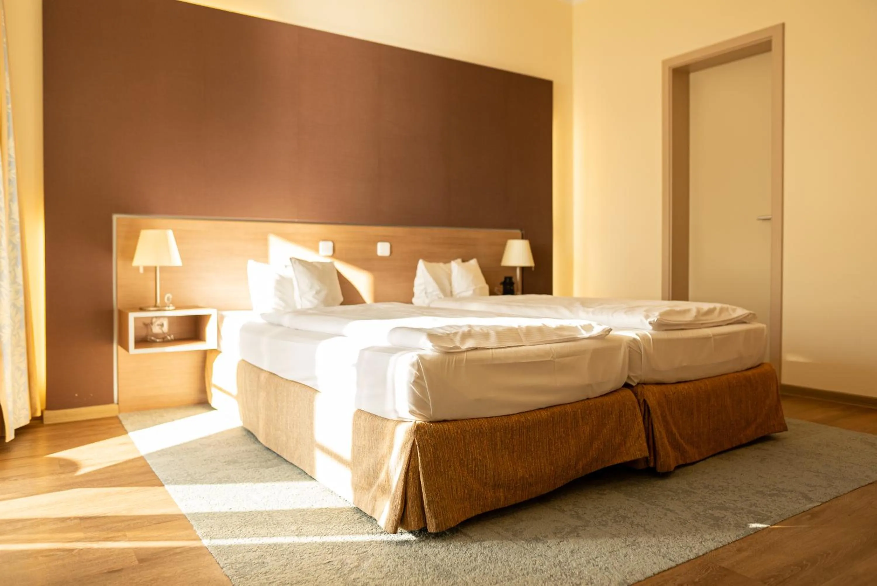 Bed in Hotel Seeblick