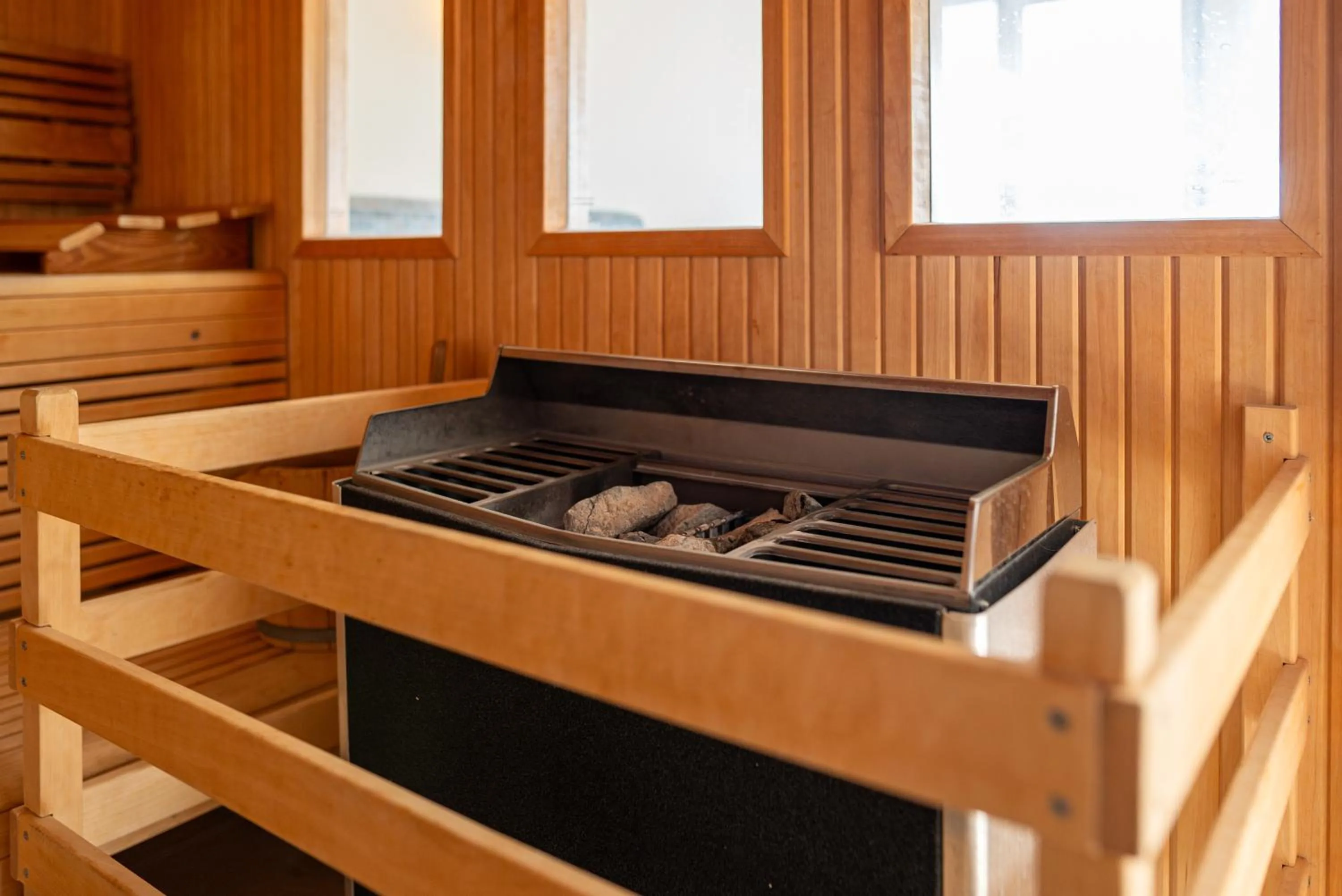Sauna in Hotel Seeblick