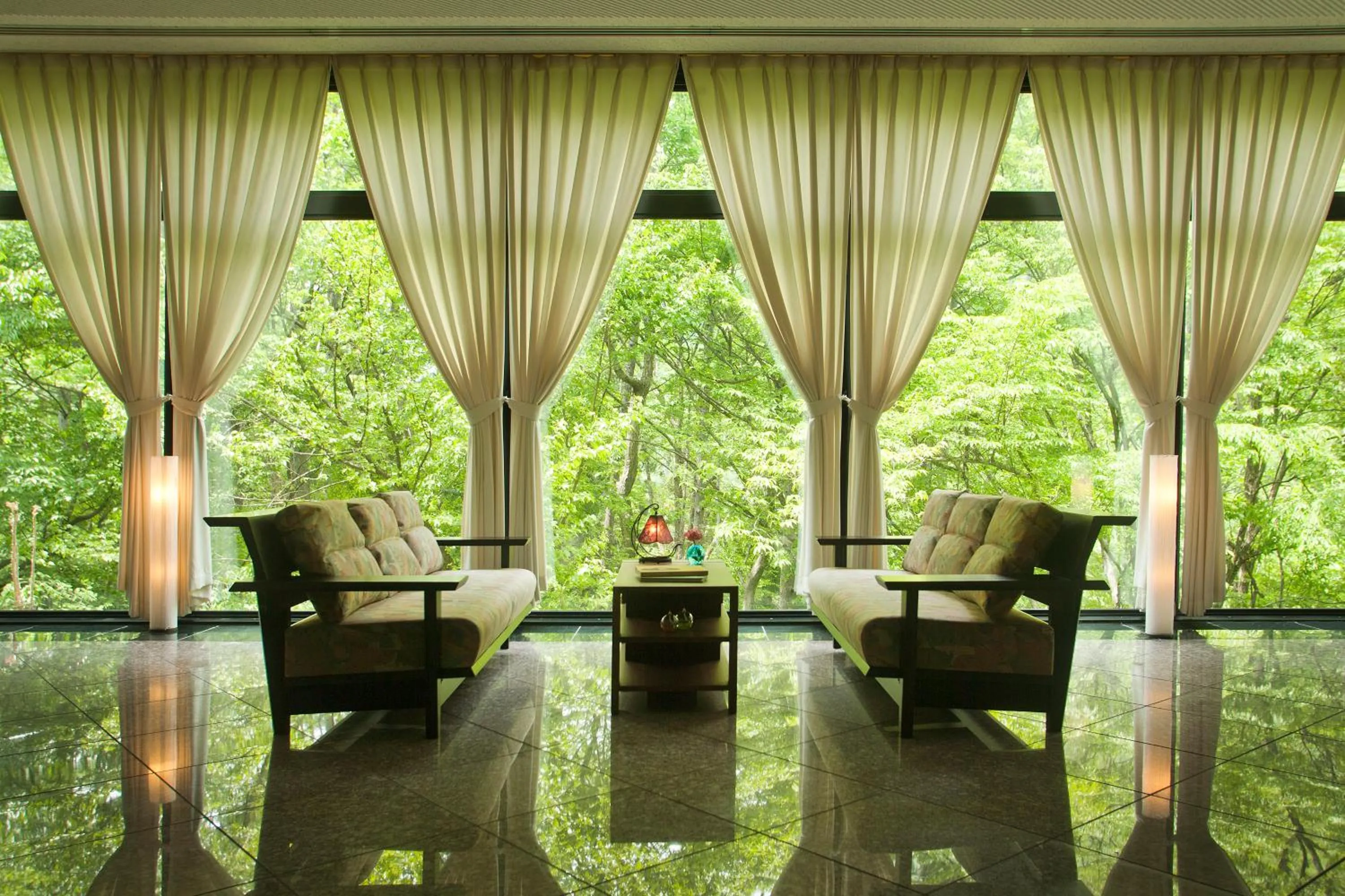 Garden in Nakao Kogen Hotel Kazaguruma