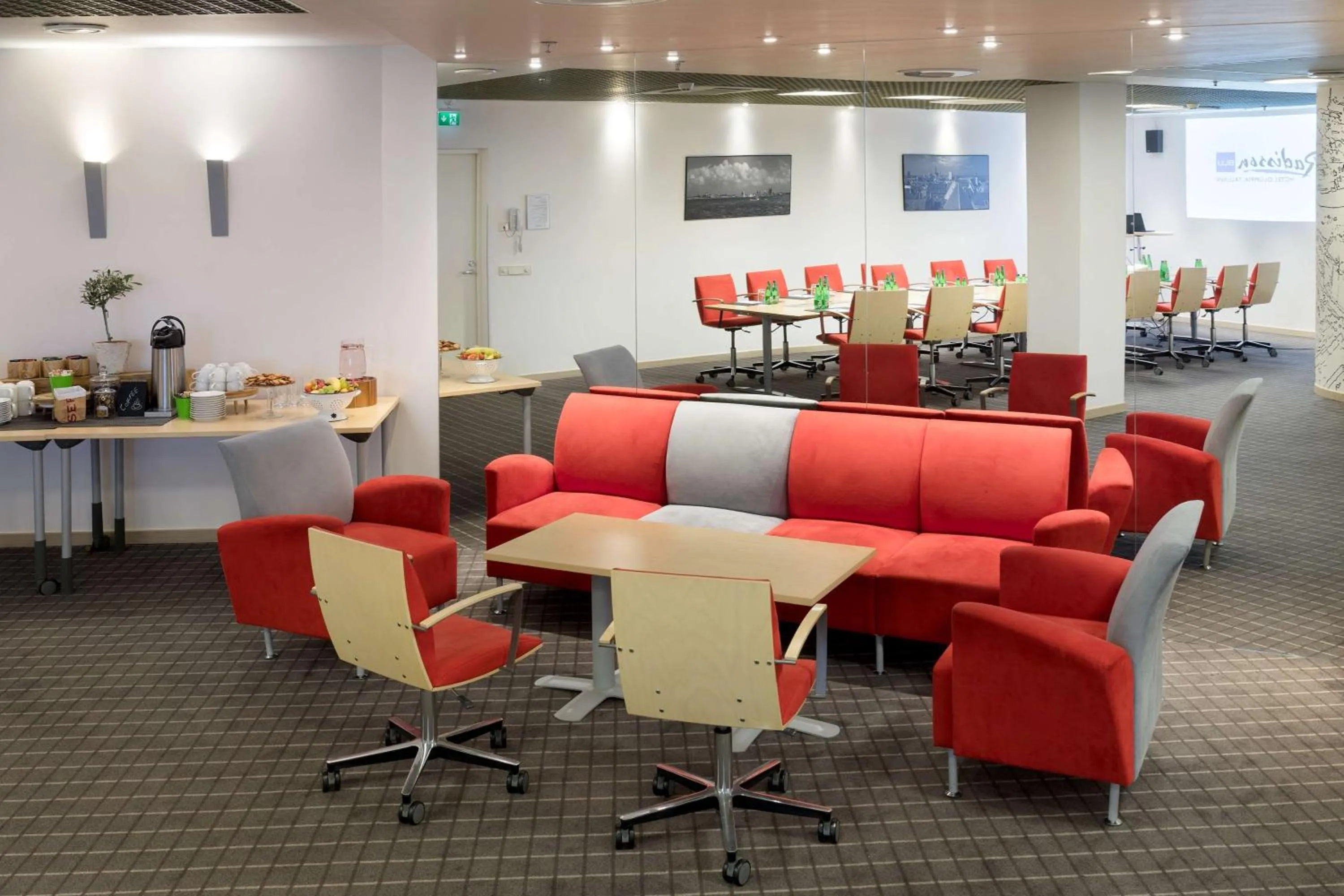 On site in Radisson Blu Hotel Olümpia